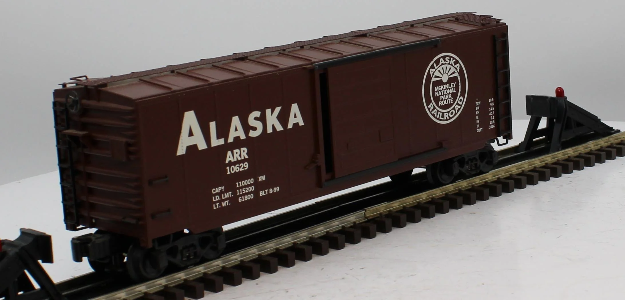 K-Line K761-1012 ALASKA RAILROAD Steel Sided Reefer Classic O Scale Like New - Image 6