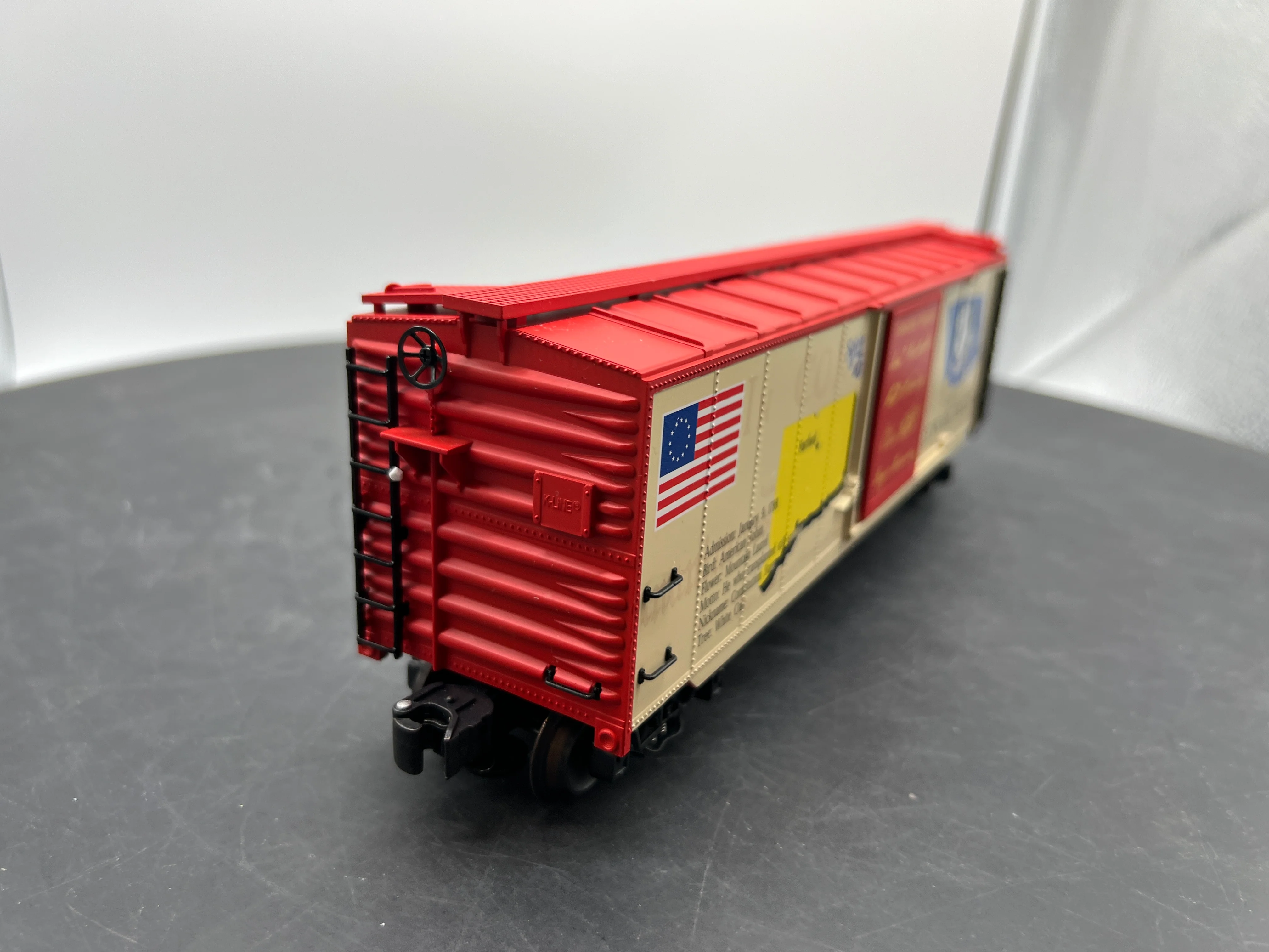 K-Line k761-7605 Spirit of '76 Connecticut State Boxcar O SCALE Like New - Image 3
