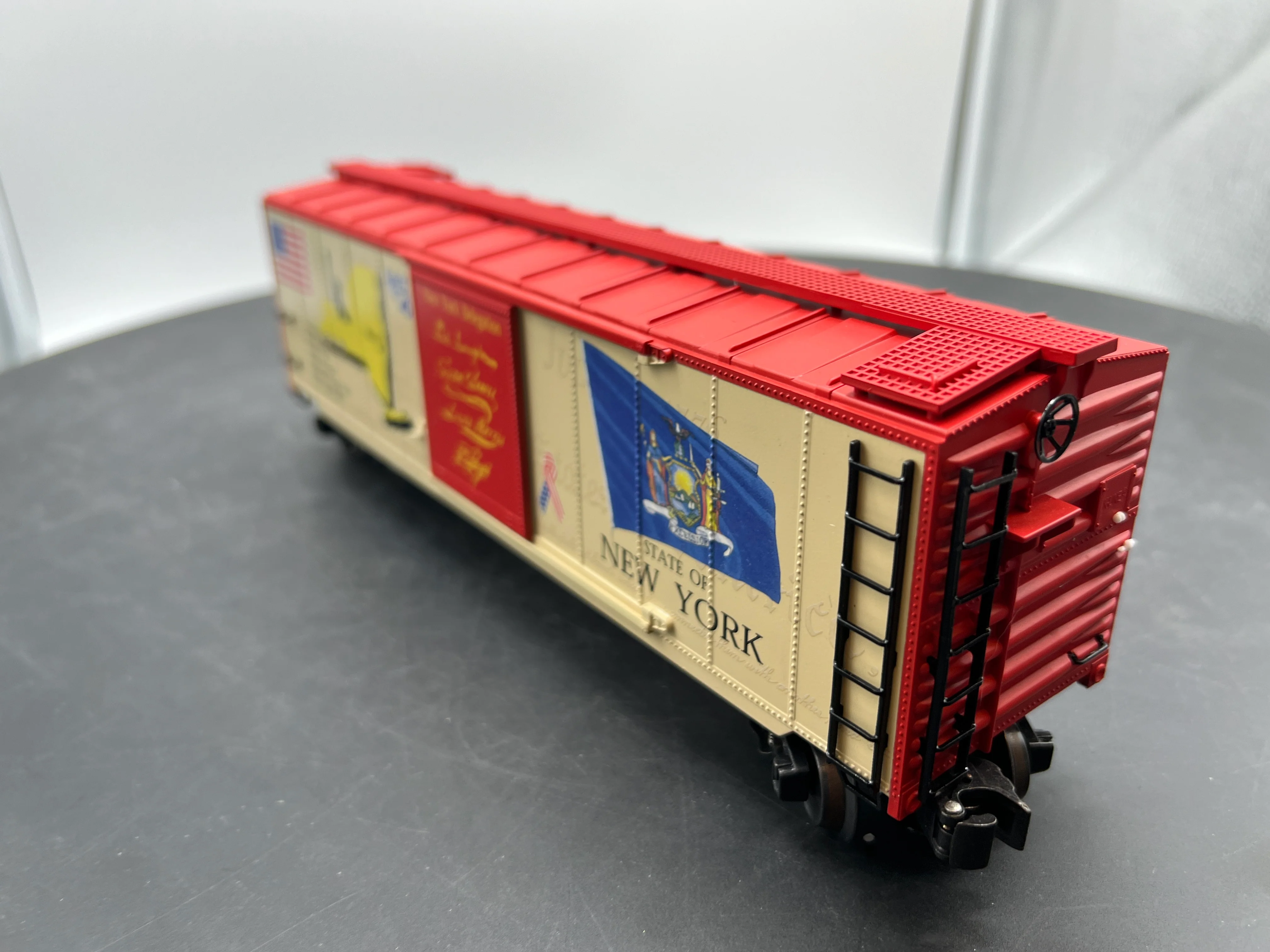 K-Line k761-7611 Spirit Of 76 New York State Boxcar O SCALE Like New - Image 2