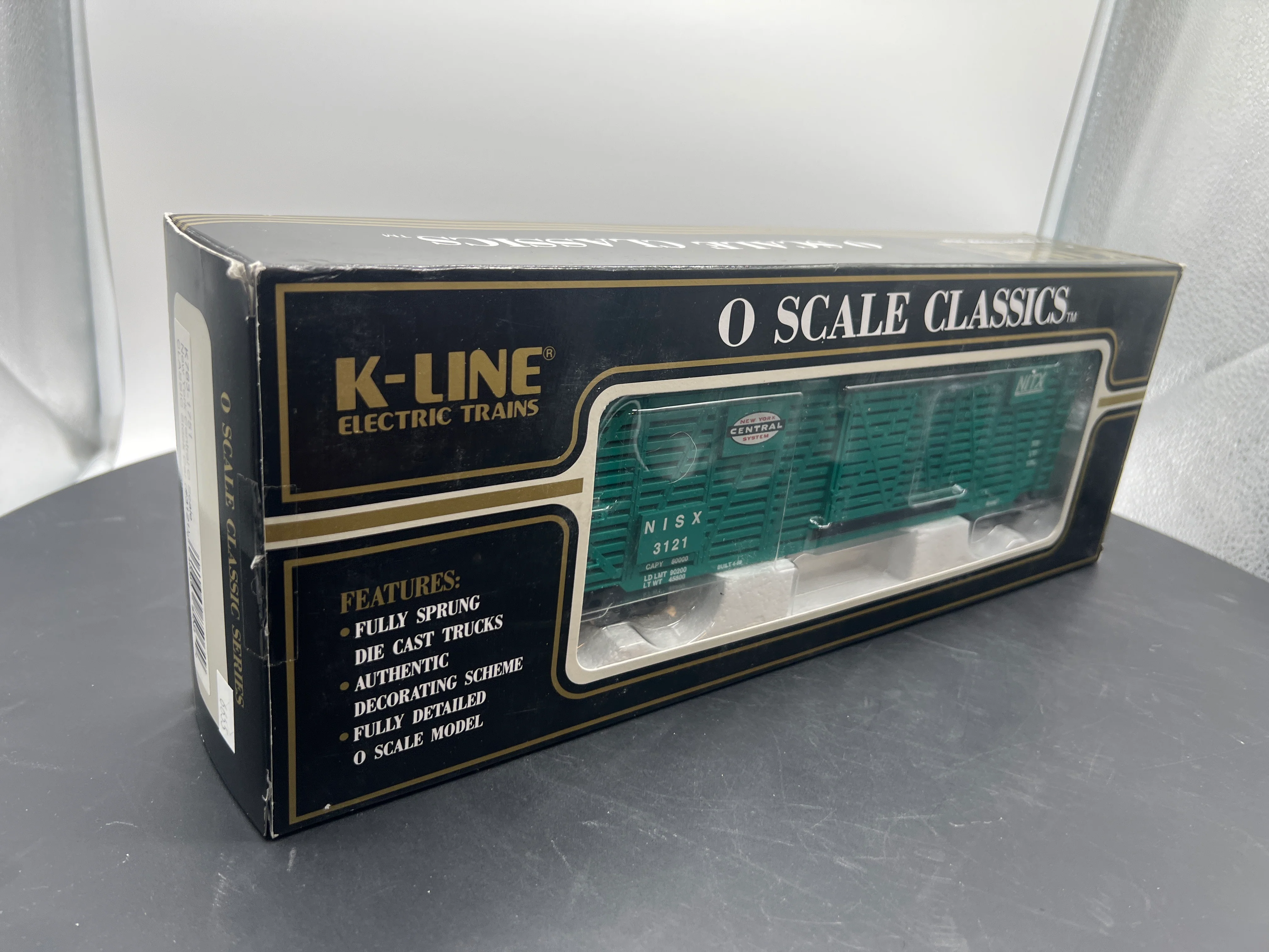 K-Line k763-1751 New York Central NYC stock car O SCALE Like New - Image 7