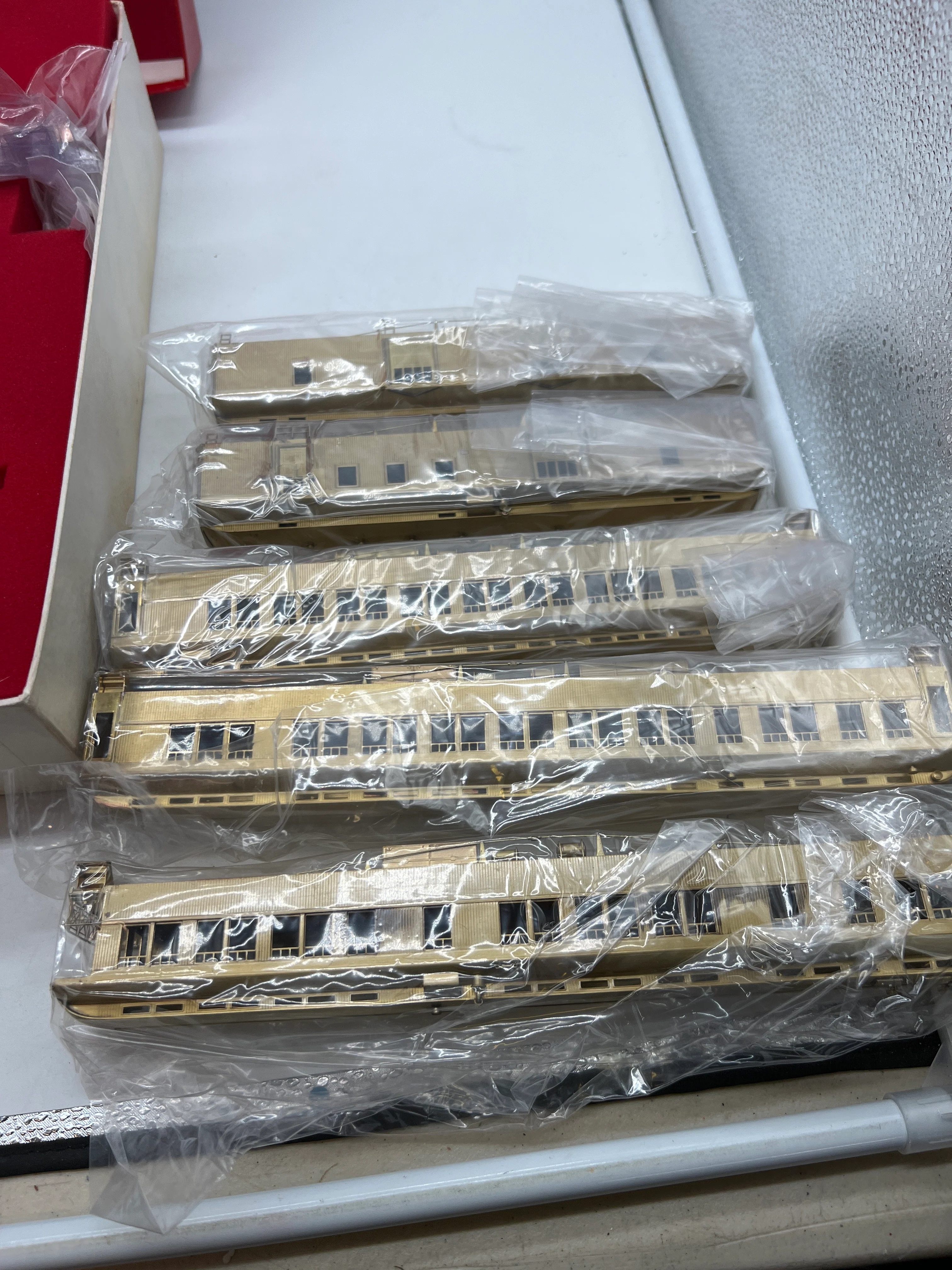 Kumata PFM VH Scale Models CPR Canadian Pacific Kettle Valley Passenger Cars Kit NO TRUCKS 5 Cars Brass HO SCALE NEW - Image 8