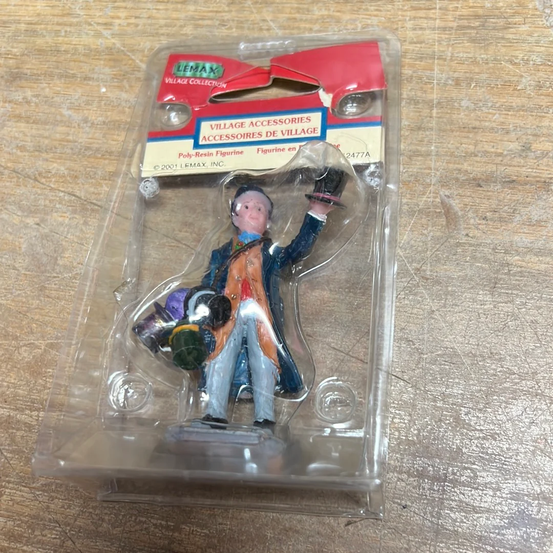 Lemax 12477A Top Hat Peddler Figurine - Image 2
