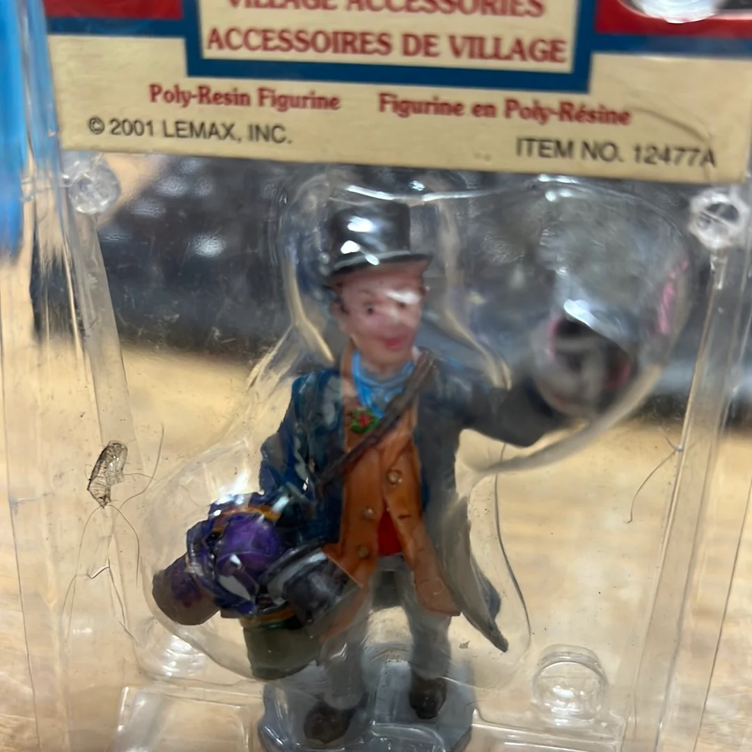 Lemax 12477A Top Hat Peddler Figurine - Image 4