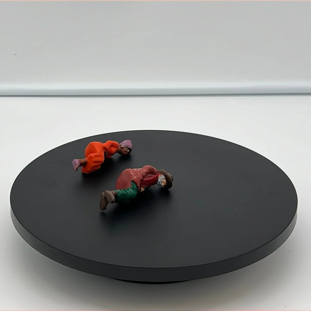 LGB Figure Pack Sitting People Old Man and Woman of Color (2) G SCALE USED - Image 5