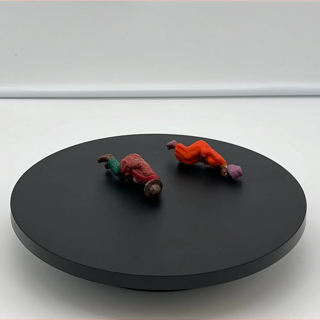 LGB Figure Pack Sitting People Old Man and Woman of Color (2) G SCALE USED - Image 6