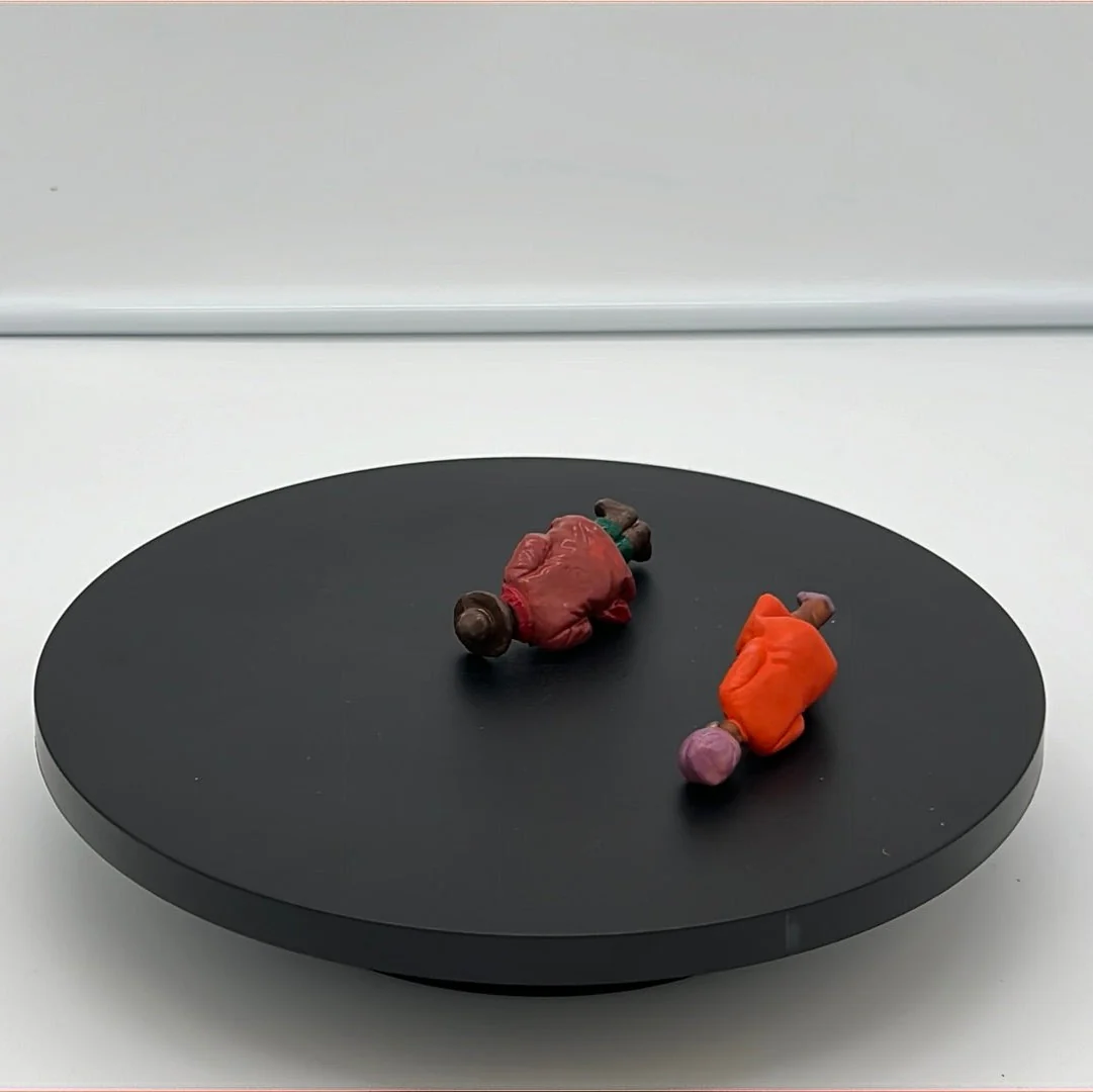 LGB Figure Pack Sitting People Old Man and Woman of Color (2) G SCALE USED - Image 7