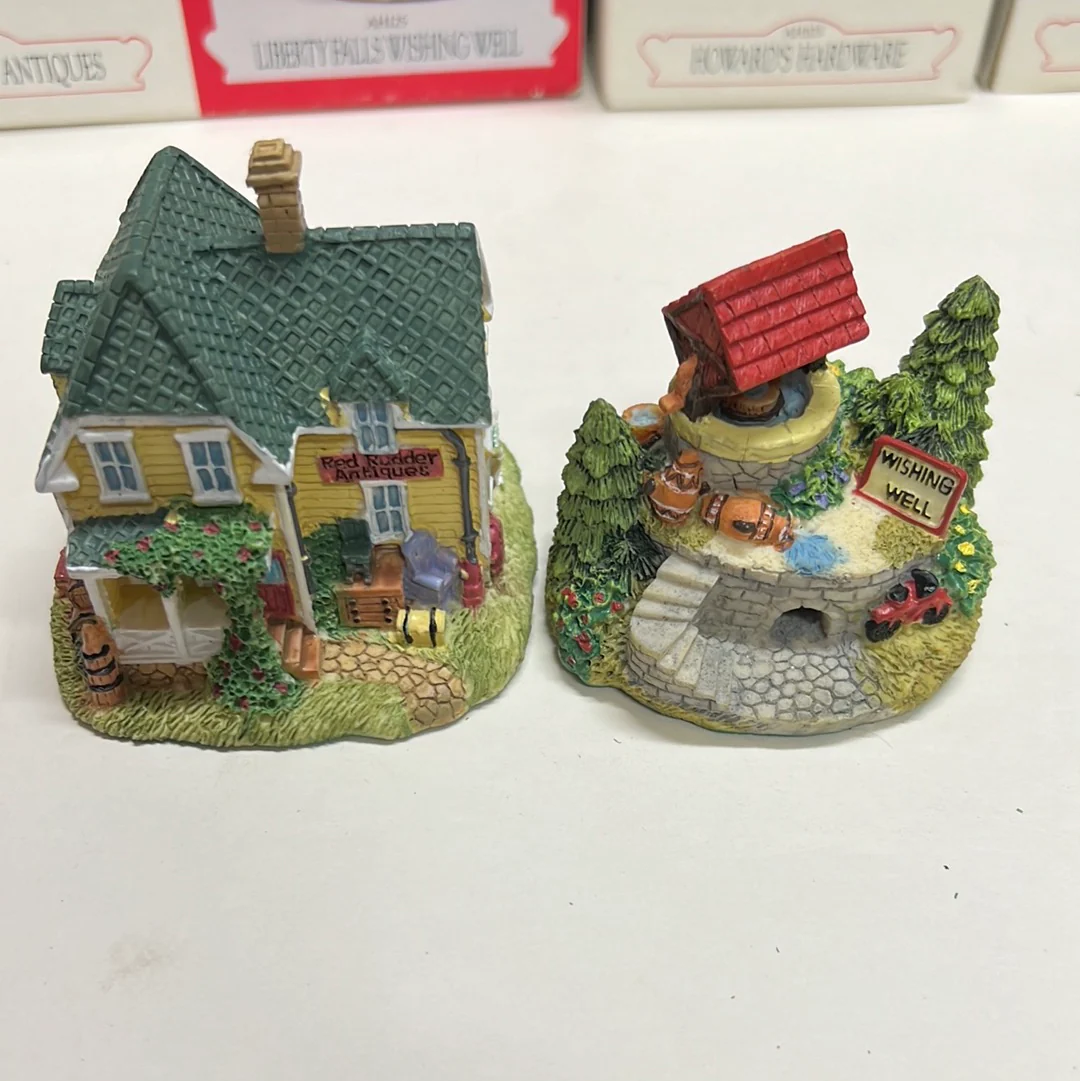 Liberty Falls lot of 6 Buildings and 3 accessory packs AS IS - Image 13