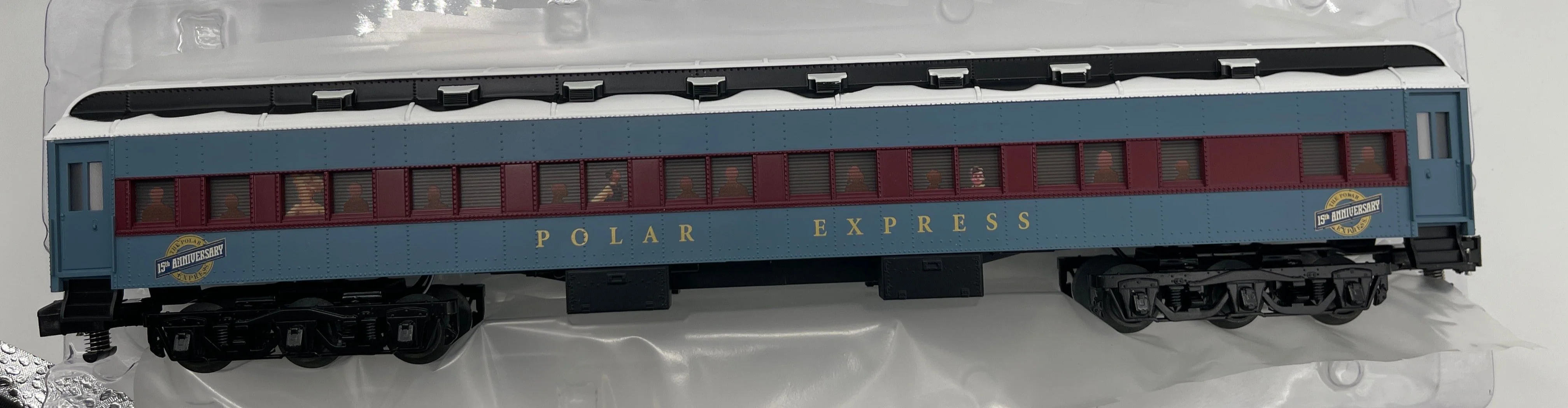 Lionel 1919400 THE POLAR EXPRESS 15TH ANNIVERSARY COACH S SCALE Like New - Image 4