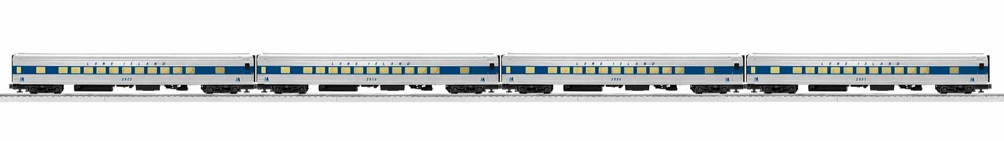Lionel 1927360 Long Island 21" Coach 4-Pack AND 1927370 Long Island 21' Coach 2 pack limited O Scale NEW - Image 2