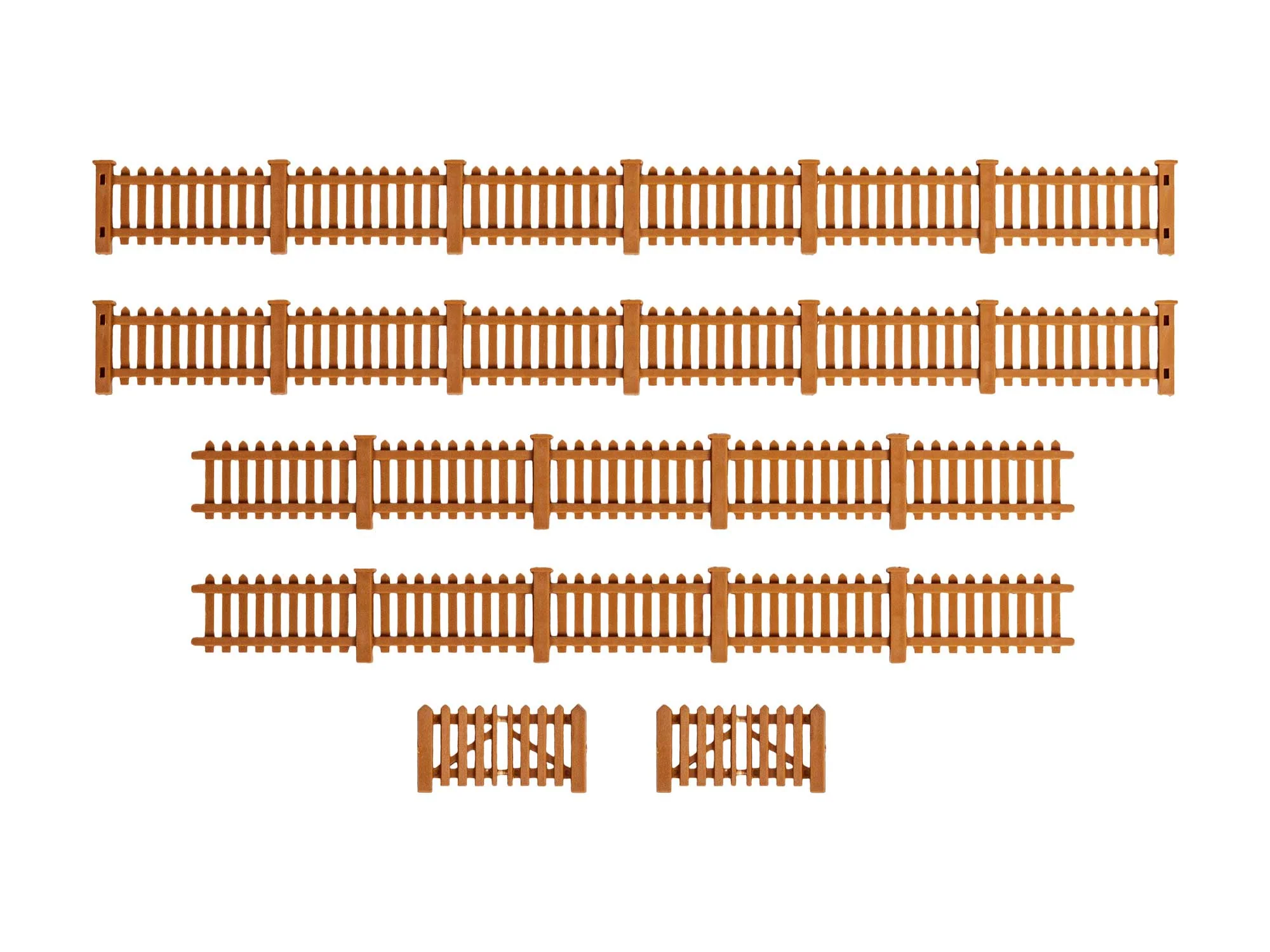 Lionel 1930160 BROWN PICKET FENCE O SCALE NEW