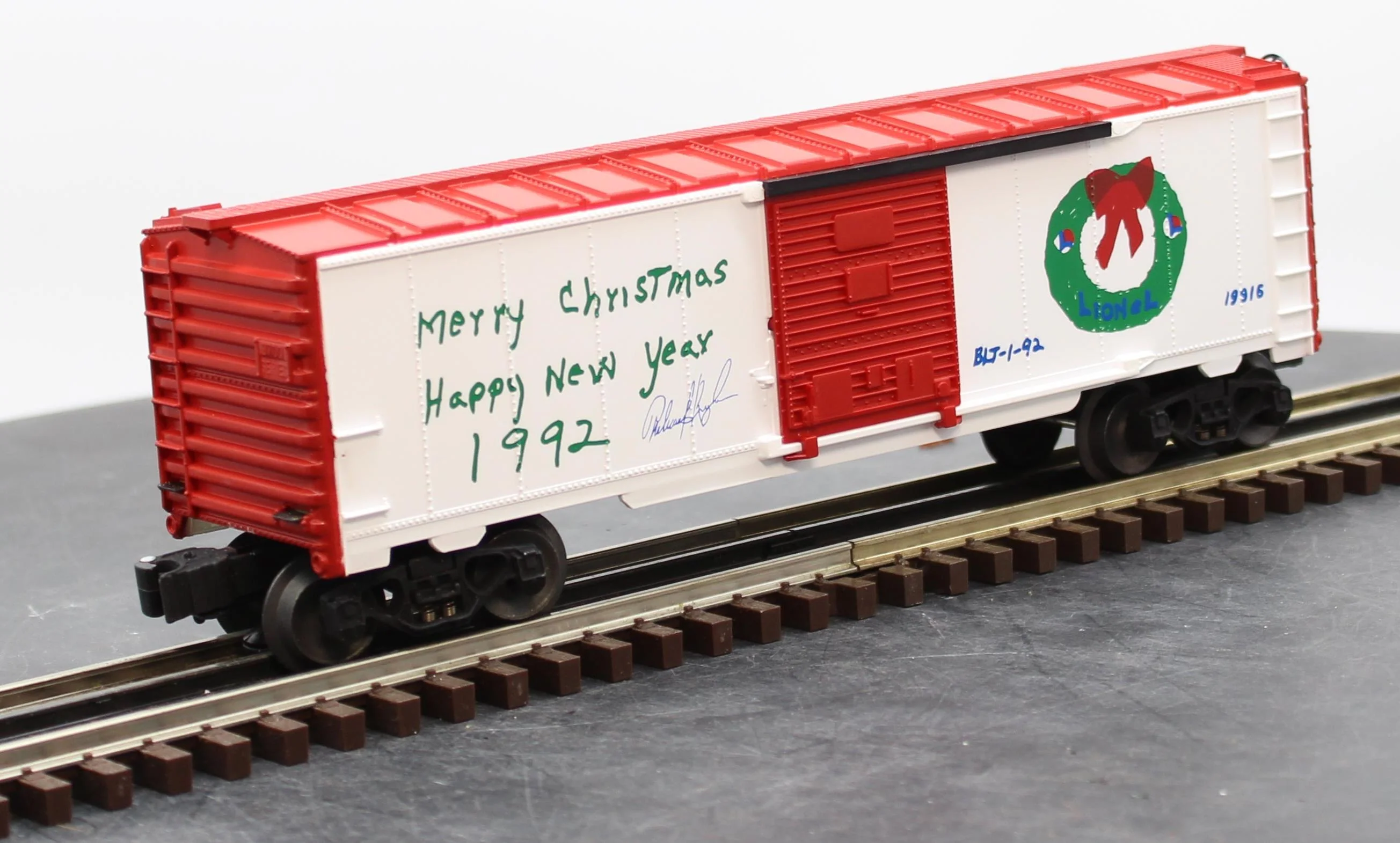 Lionel 1992 Employee X-mas Car 6-19916 O SCALE Like New - Image 5