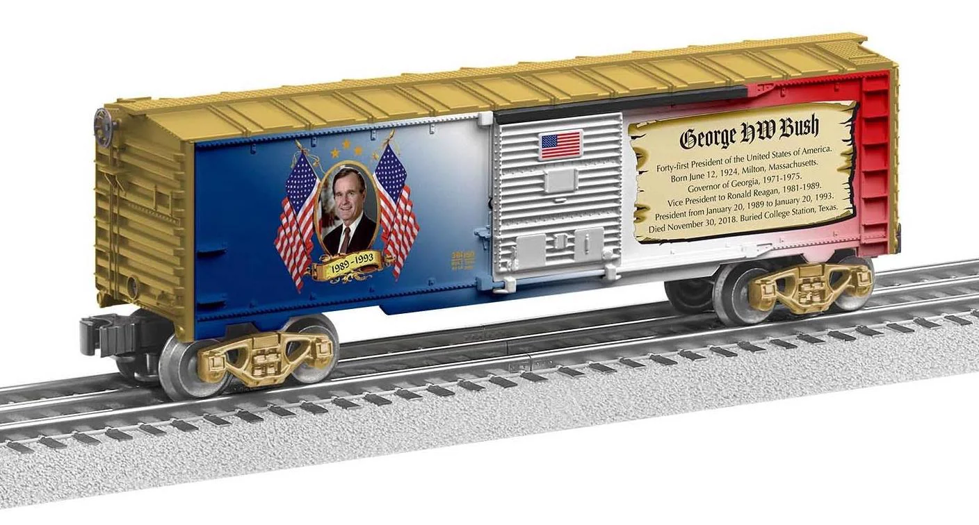 Lionel 2038050 George H. W. Bush Presidential MUSA Boxcar O SCALE NEW