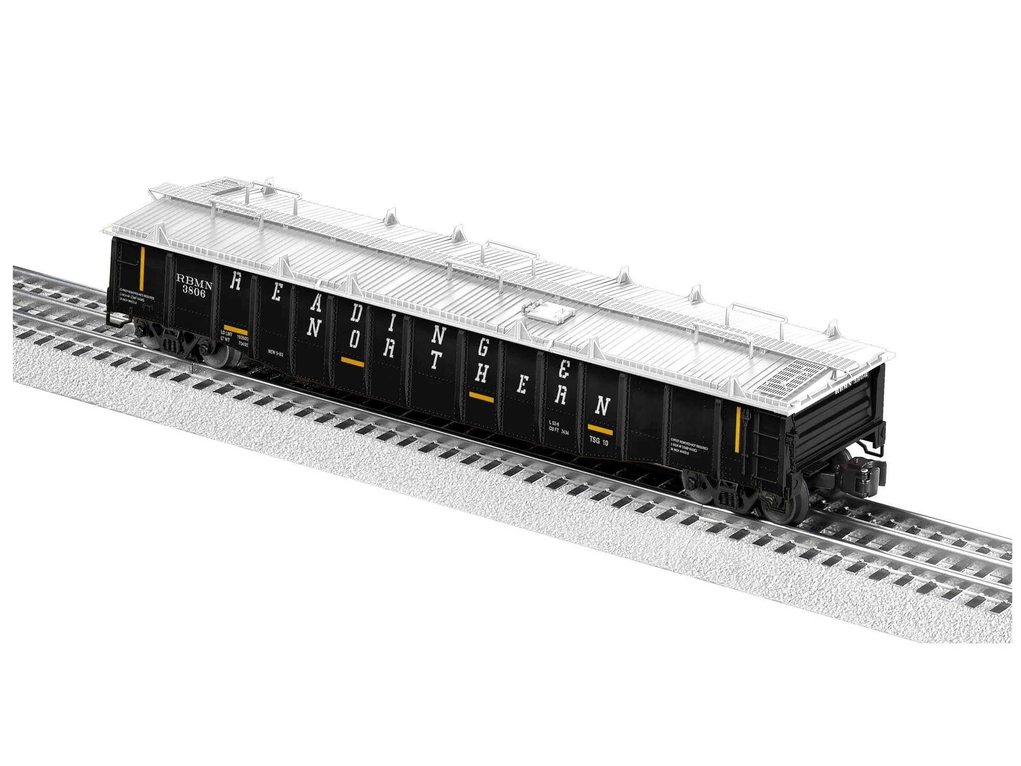 Lionel 2126051 Reading & Northern PS-5 Gondola w/Covers #3806 O SCALE NEW