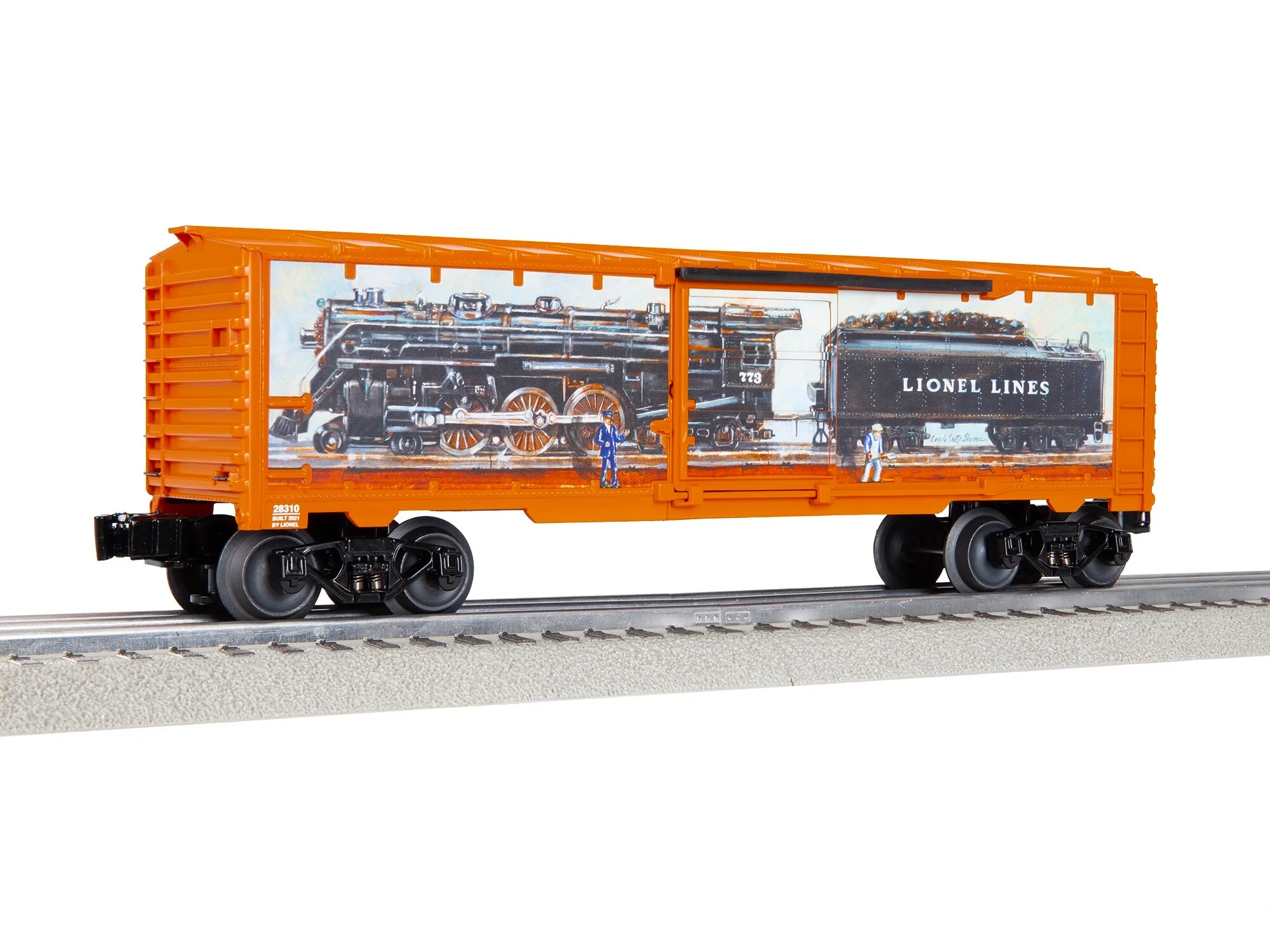 Lionel 2128310 Angela Trotta Thomas Hudson Boxcar O SCALE NEW - Image 3