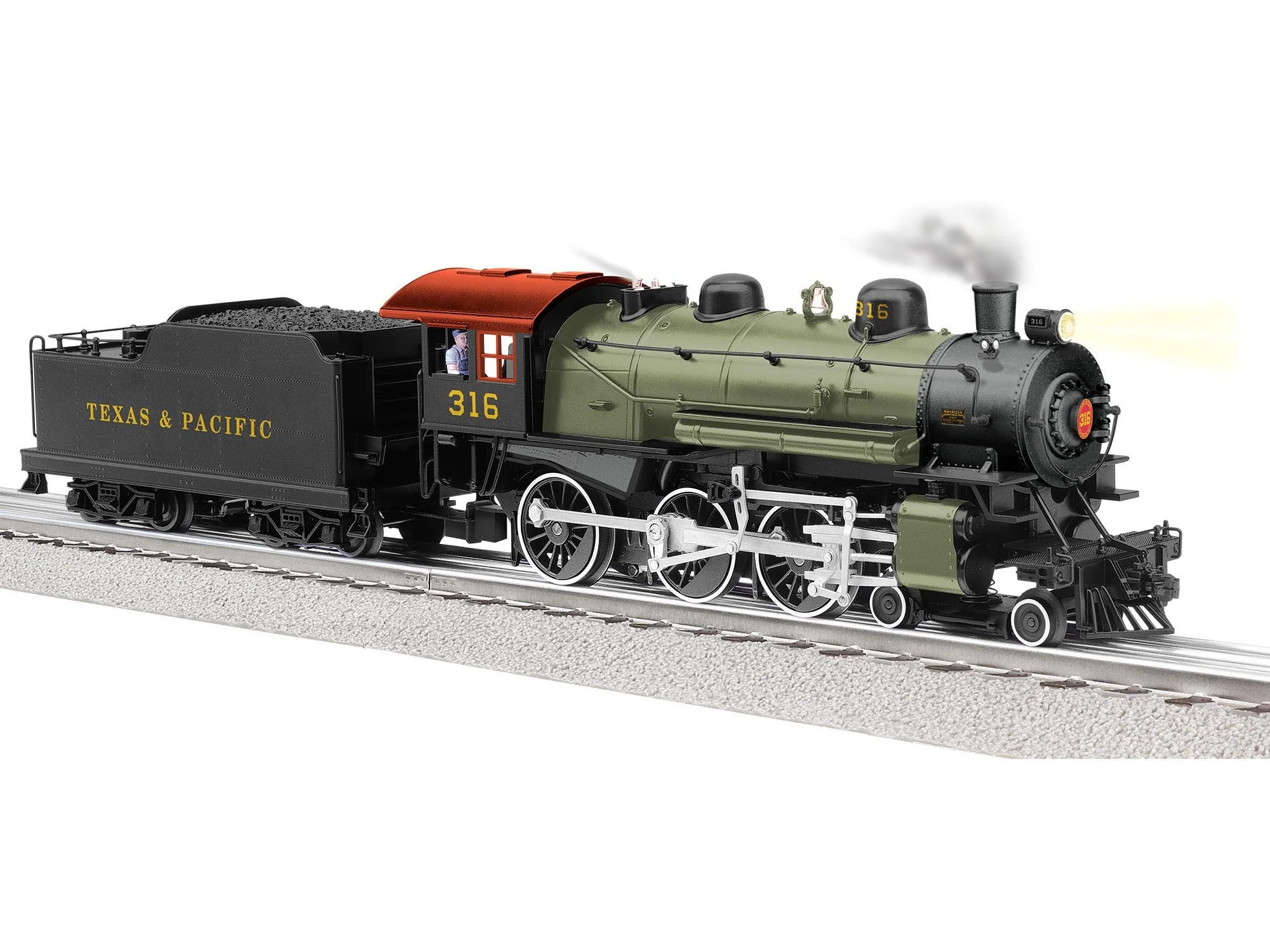 Lionel 2131120 Texas & Pacific LEGACY 4-6-0 #316 O SCALE Like New limited