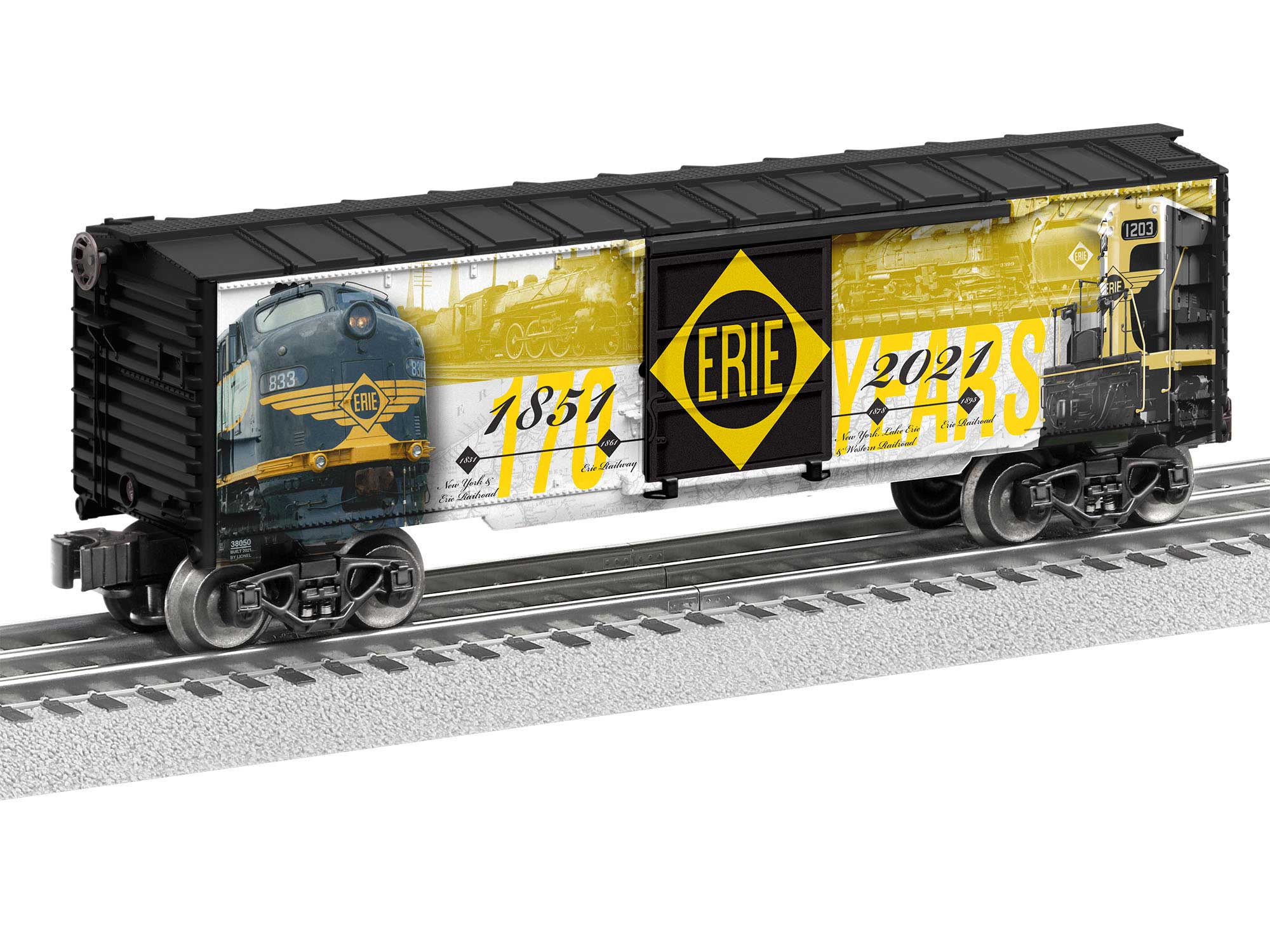 Lionel 2138050 Erie 170th Anniversary Boxcar O SCALE NEW