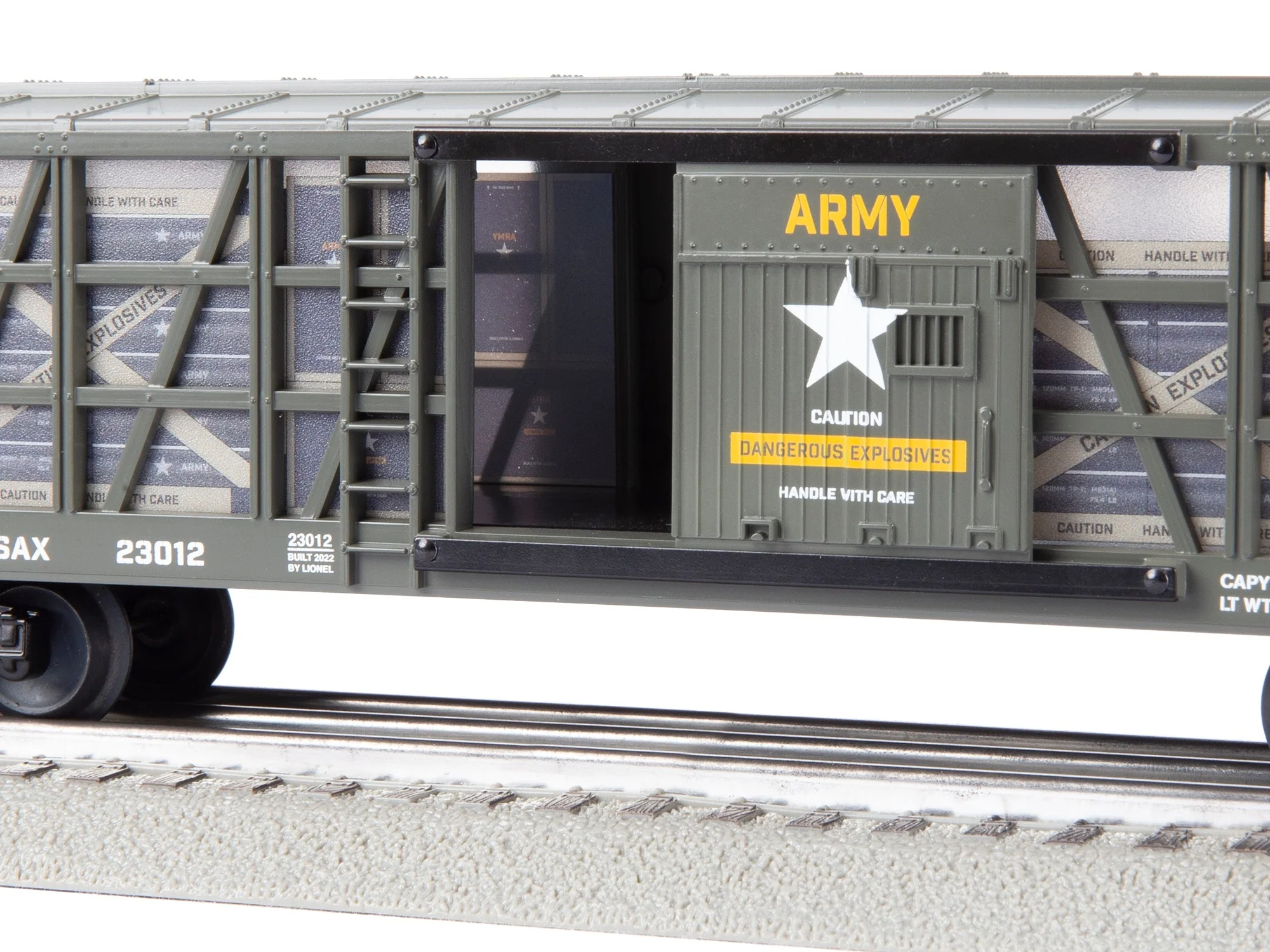 Lionel 2223010 ARMY FREIGHT LIONCHIEF Ready to Run Train Set O SCALE NEW - Image 3