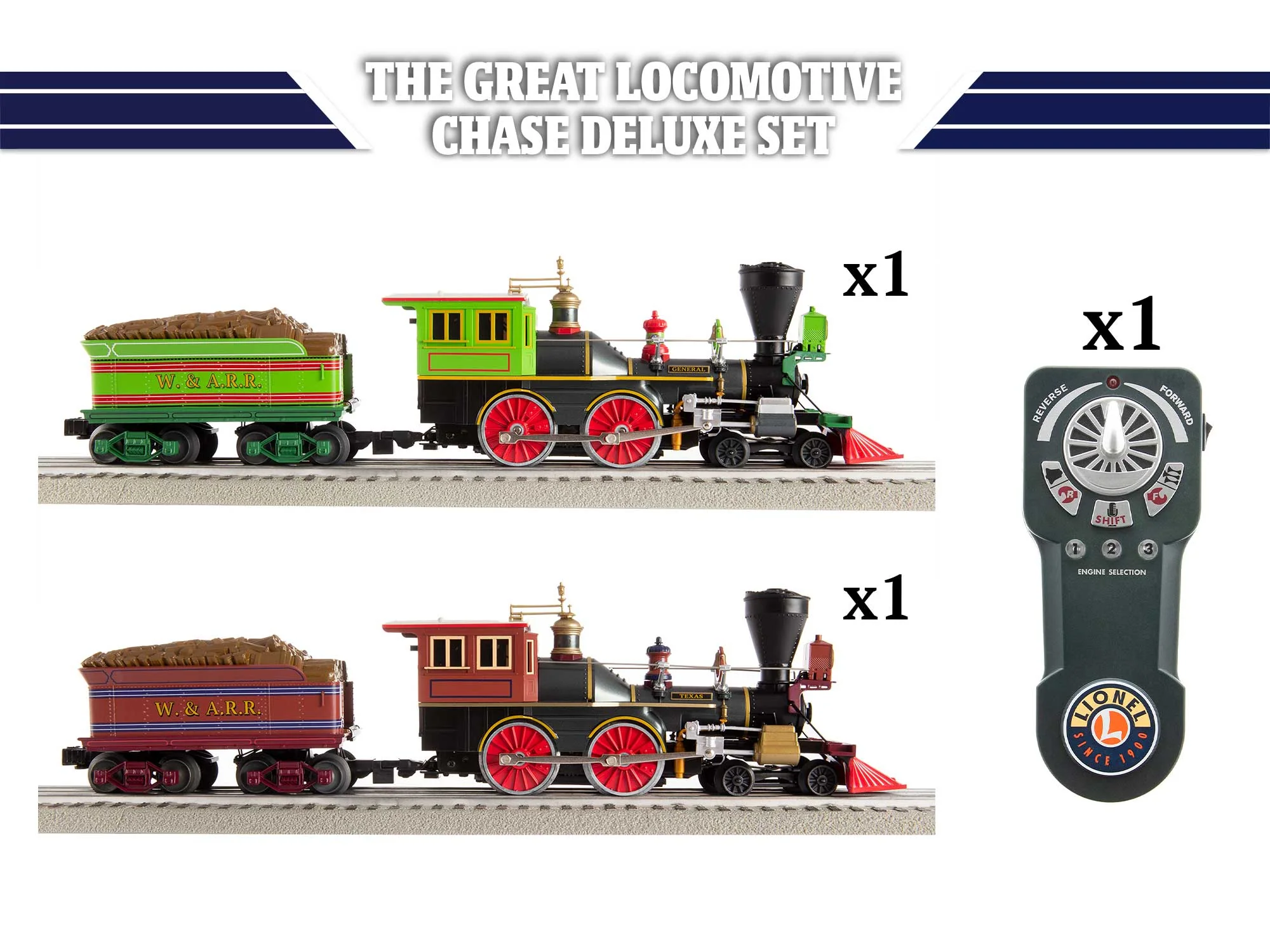 Lionel 2223070 GREAT LOCOMOTIVE CHASE DELUXE LIONCHIEF Train Set BLUETOOTH 5.0 SET O SCALE NEW - Image 5