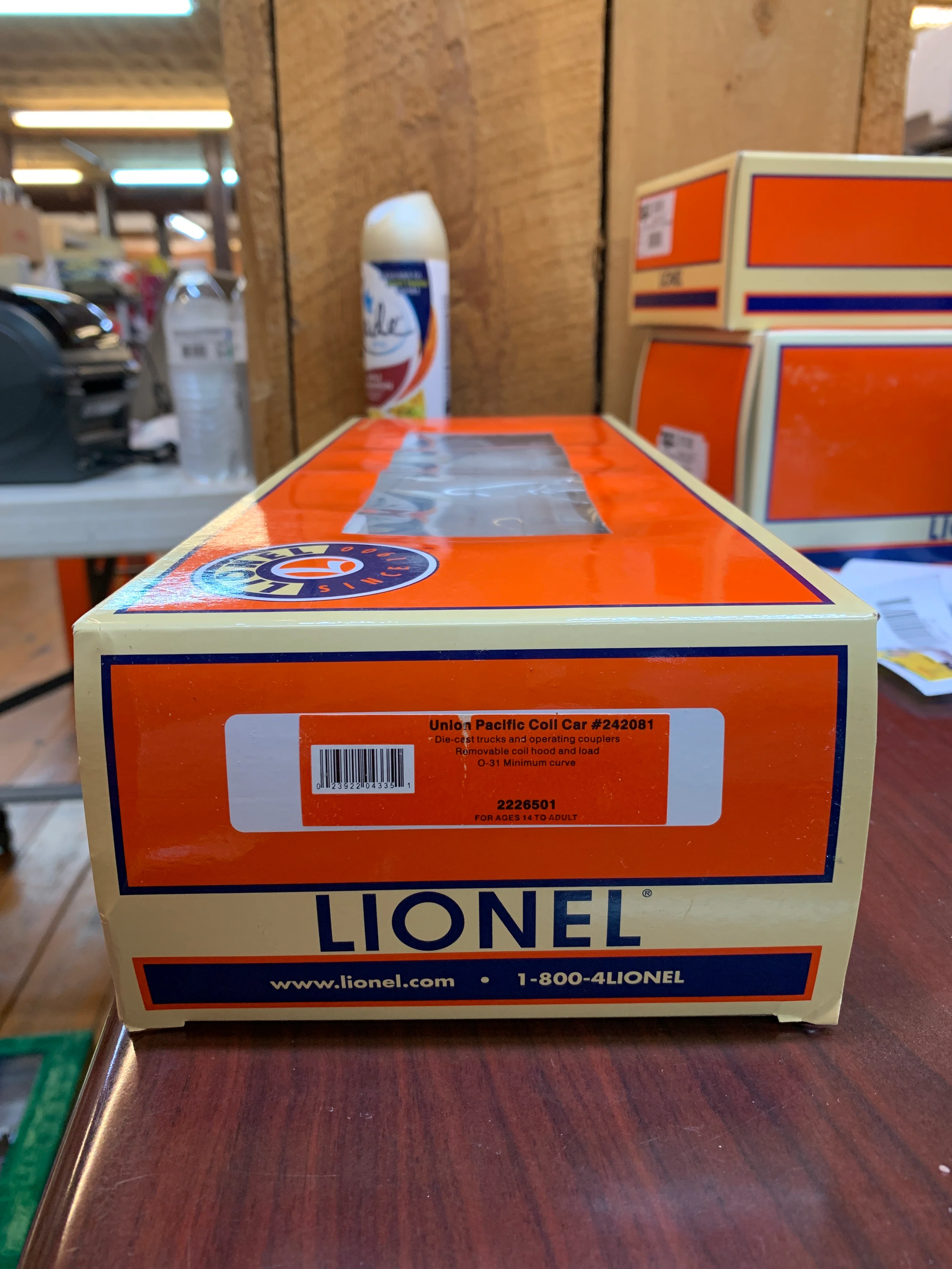 Lionel 2226501 UNION PACIFIC COIL CAR #242081 O SCALE NEW - Image 3