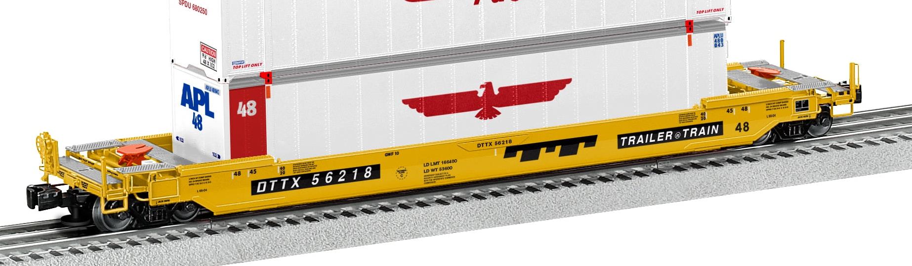 Lionel 2226601 Trailer Train Husky Stack #56218 O SCALE NEW
