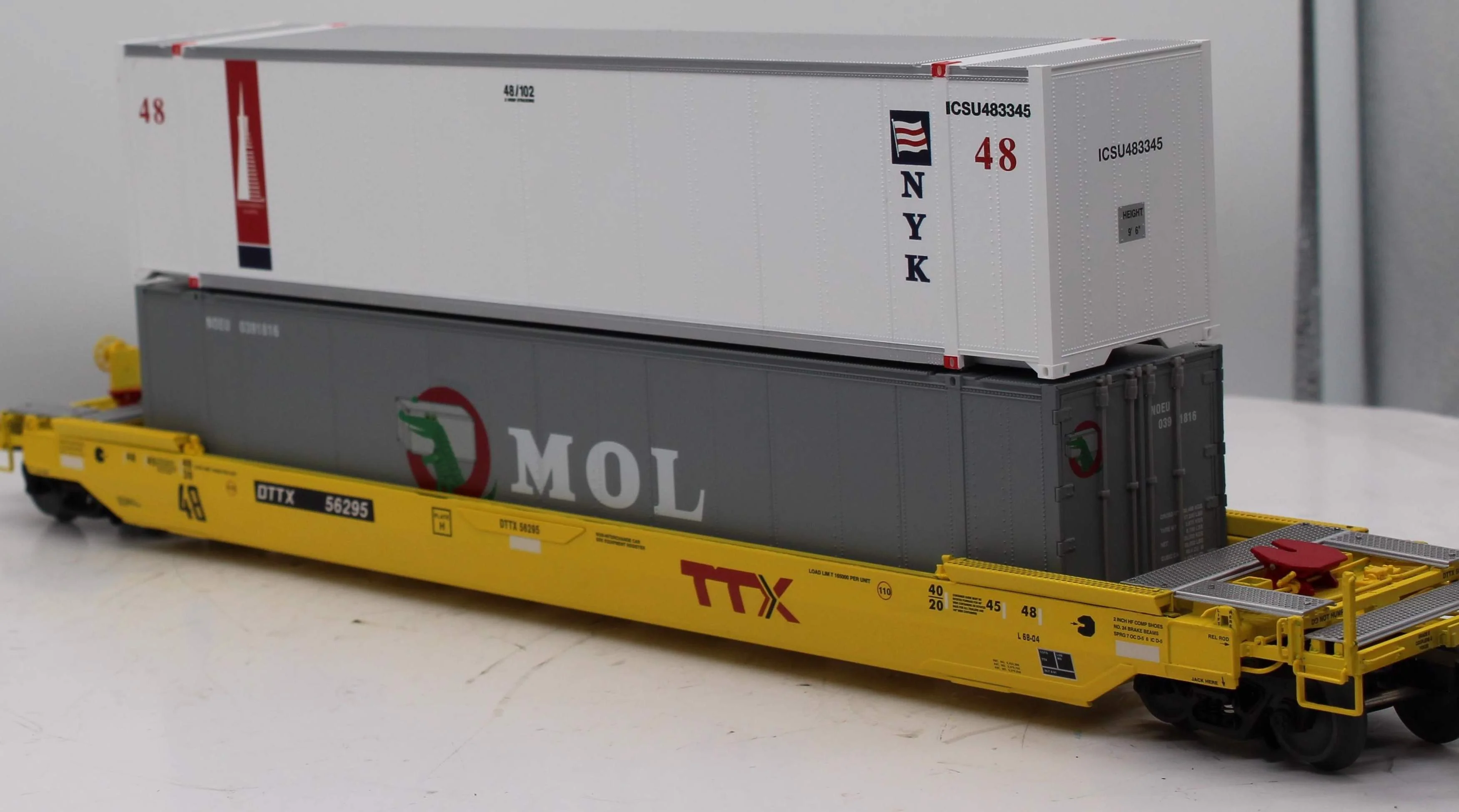 Lionel 2226611 TTX Husky Stack #56295 O SCALE Like New limited - Image 5