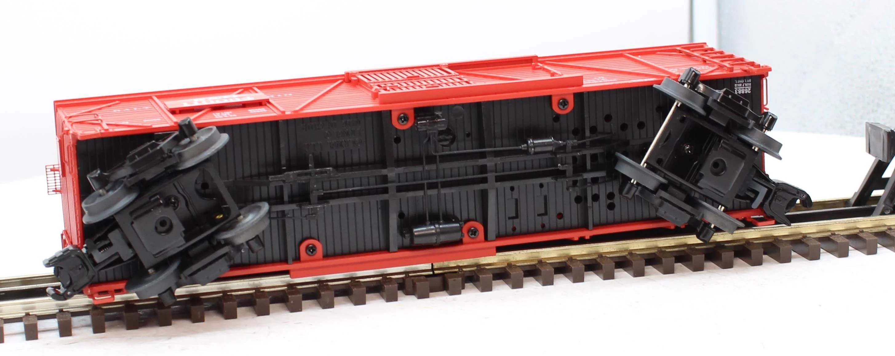 Lionel 2226880 BALTIMORE & OHIO VISION STOCK CAR 3-PACK #110015, 110023, 110034 O SCALE NEW (no outer brown box) - Image 6