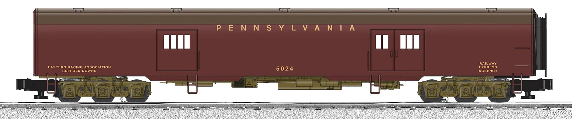 Lionel 2227550 Pennsylvania Railroad PRR Vision Horse Car #5024 O SCALE NEW