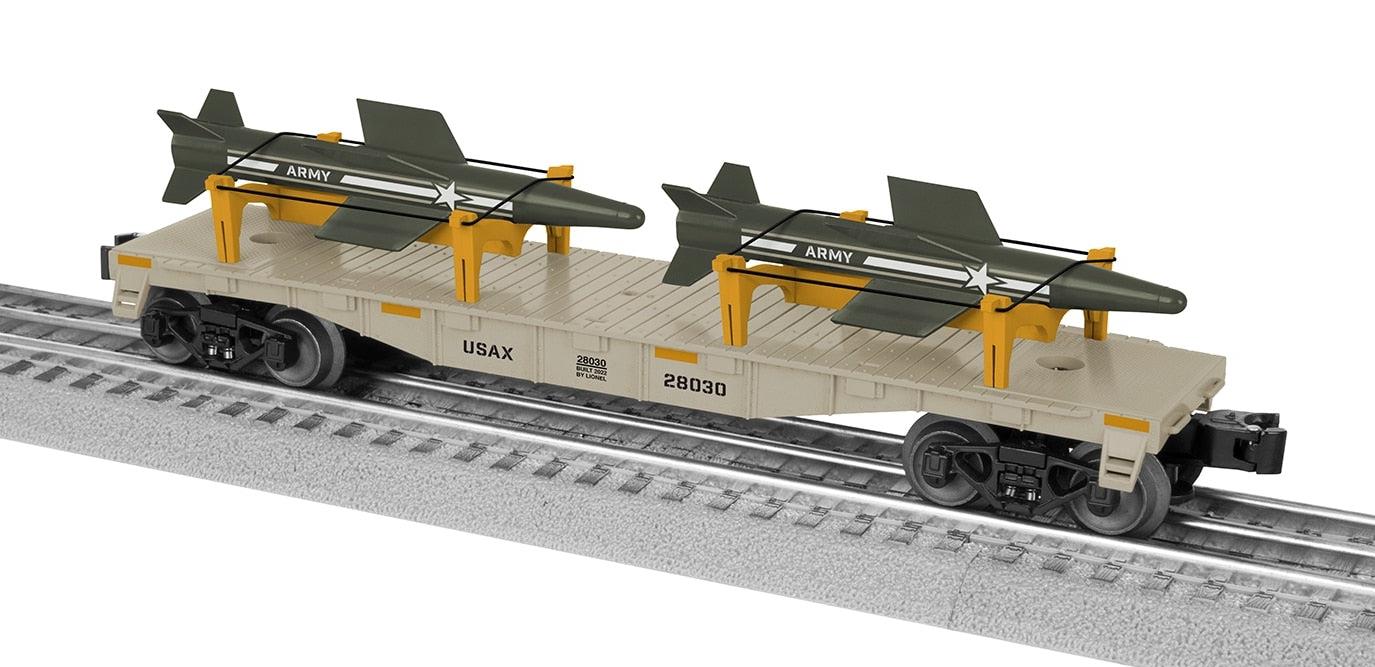 Lionel 2228030 Army Missile Flatcar O SCALE NEW