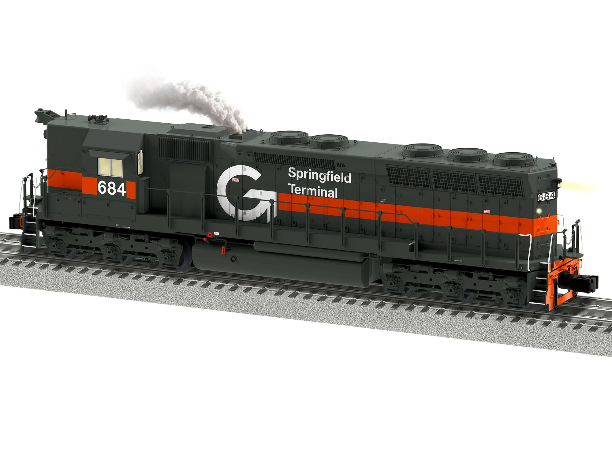 Lionel 2233102 GUILFORD / SPRINGFIELD TERMINAL LEGACY SD45 684 with Superbass 2233108 685 O Scale limited - Image 2