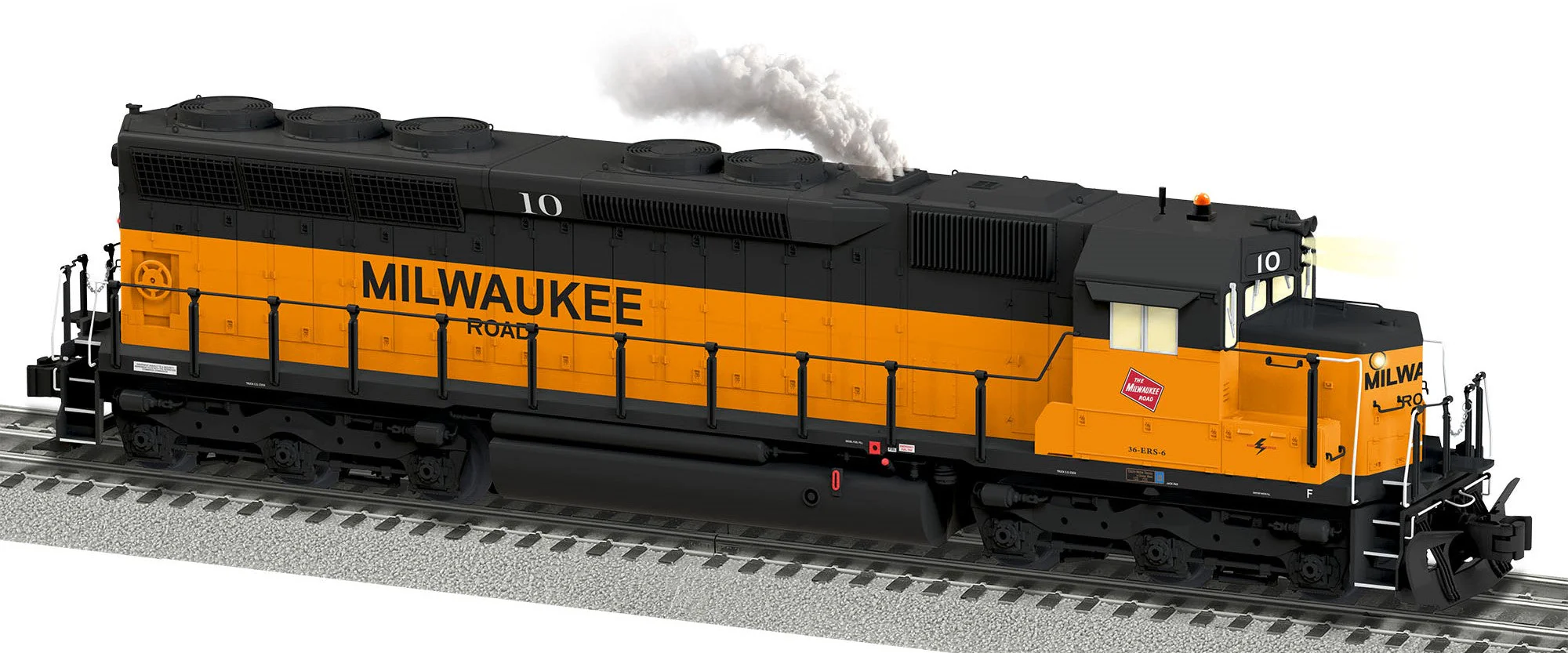 Lionel 2233112 Milwaukee Road Legacy SD45 #8 with 2233118 Legacy SD45 Superbass #10 - Image 3