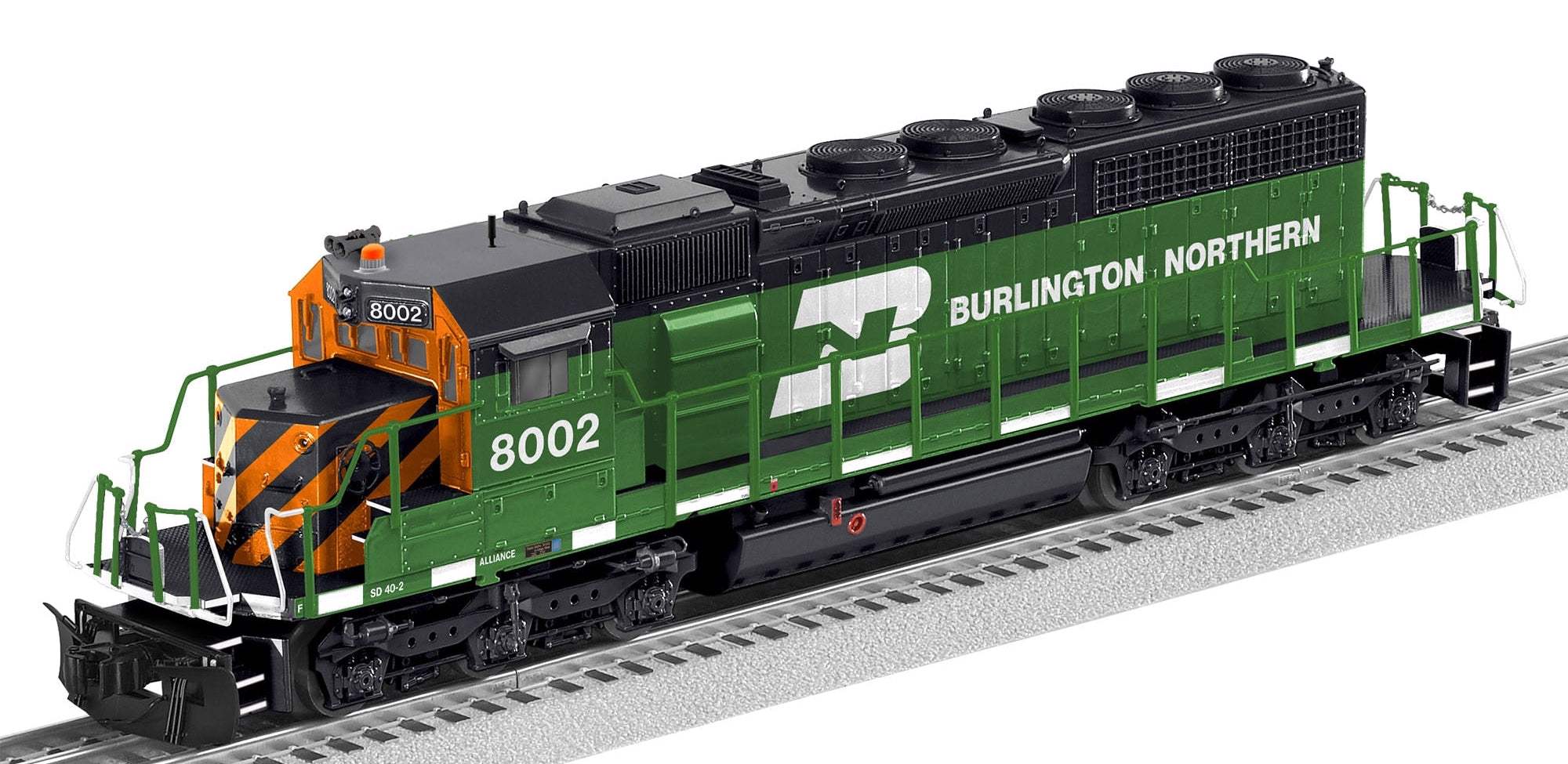 Lionel 2233529 Burlington Northern Non-Powered SD40-2 #8002 O SCALE NEW