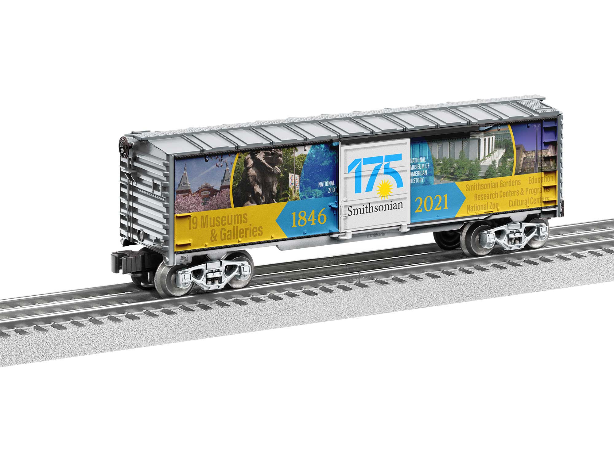 Lionel 2238030 Smithsonian 175th Anniversary Boxcar O SCALE NEW - Image 2