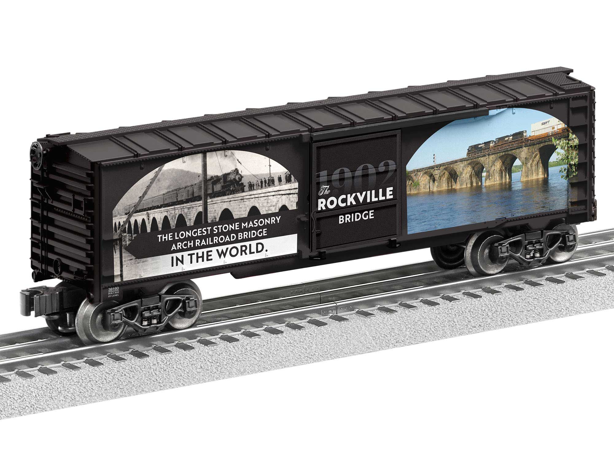 Lionel 2238160 ROCKVILLE BRIDGE BOXCAR O SCALE NEW - Image 2