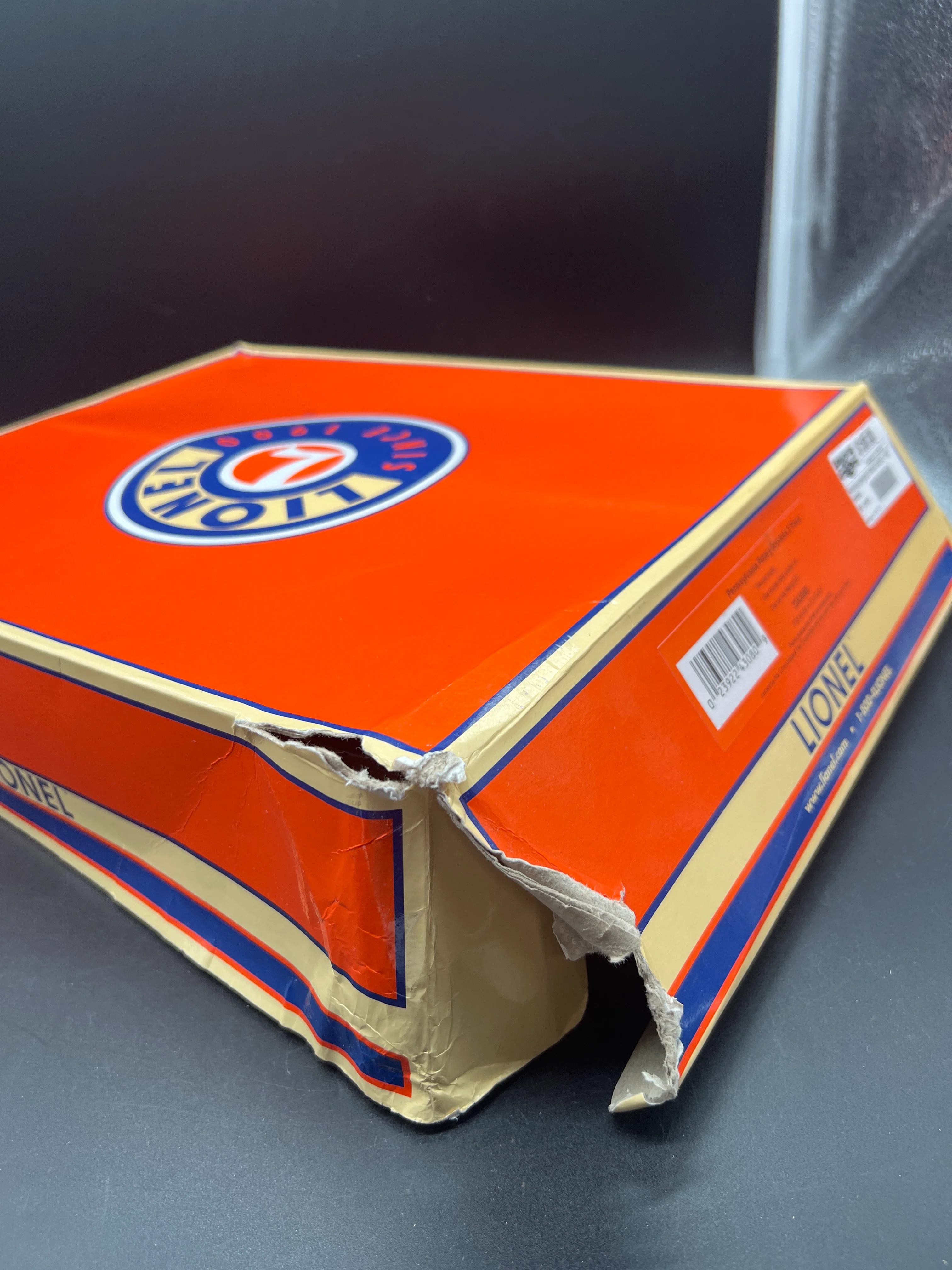 Lionel 2243080 PENNSYLANIA STANDARD O ROTARY GONDOLA 2-PACK O SCALE NEW Damaged Box - Image 4