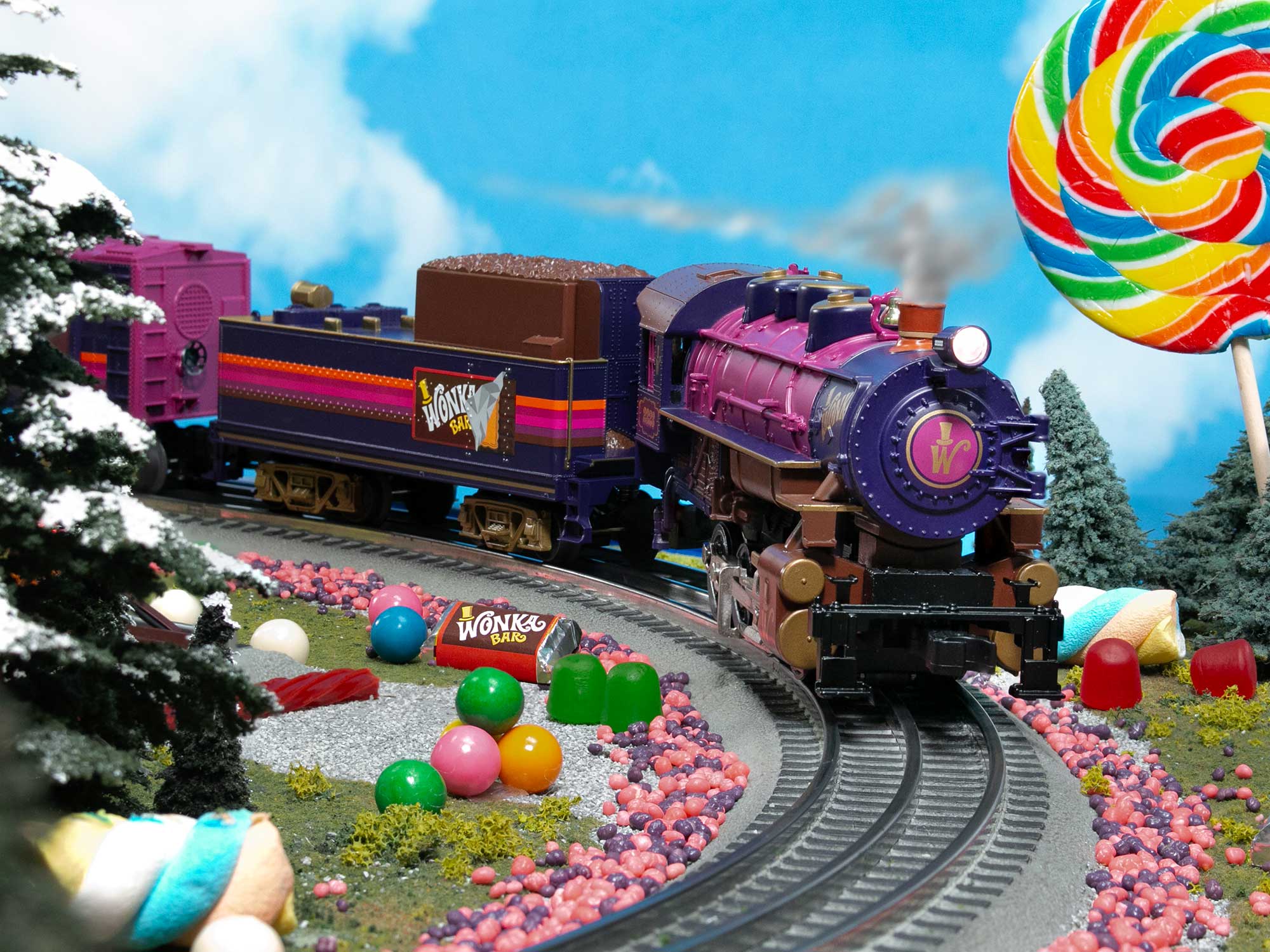 Lionel 2323070 Willy Wonka & The Chocolate Factory LionChief Bluetooth 5.0  Ready to Run Train Set O SCALE NEW - Image 4