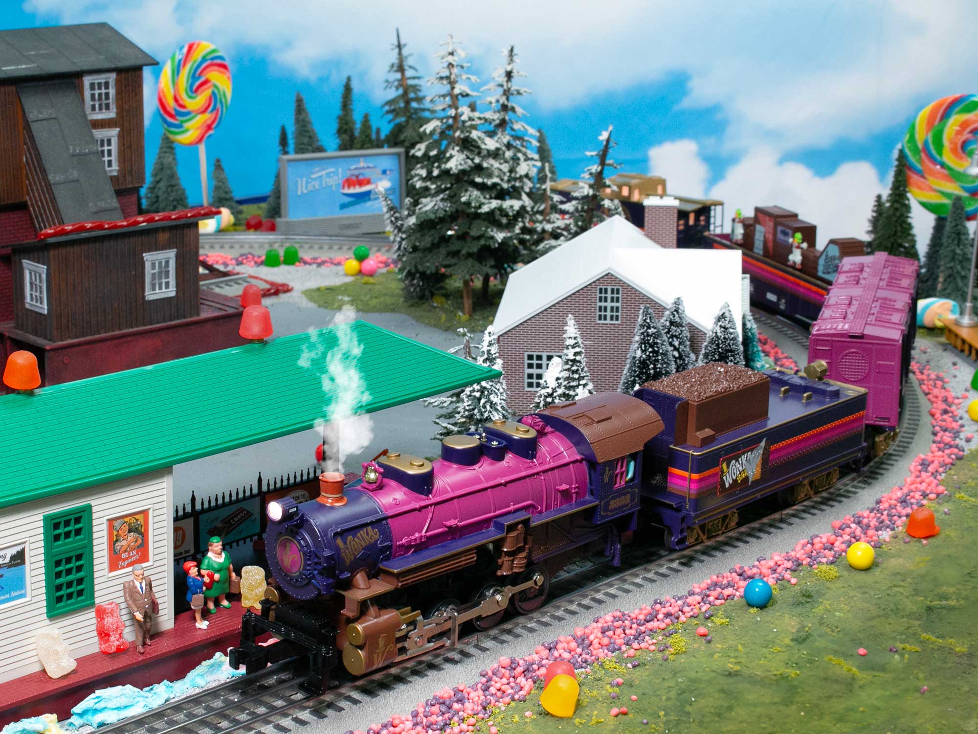 Lionel 2323070 Willy Wonka & The Chocolate Factory LionChief Bluetooth 5.0  Ready to Run Train Set O SCALE NEW - Image 5