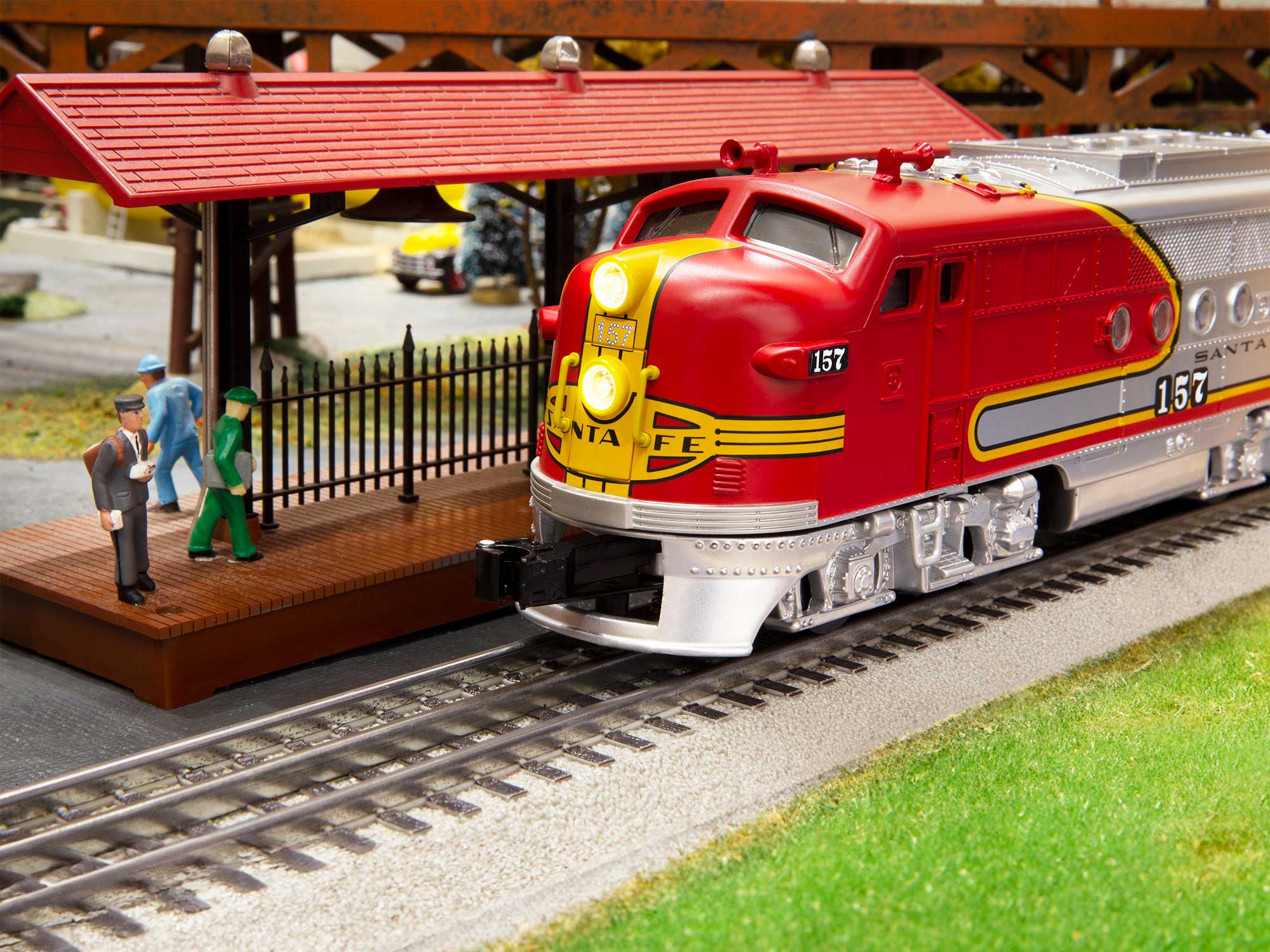 Lionel 2323110 Santa Fe Super Chief LionChief Bluetooth 5.0 Set limited O SCALE NEW - Image 5
