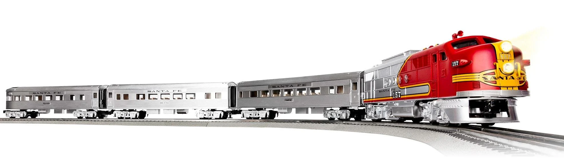 Lionel 2323110 Santa Fe Super Chief LionChief Bluetooth 5.0 Set limited O SCALE NEW - Image 9