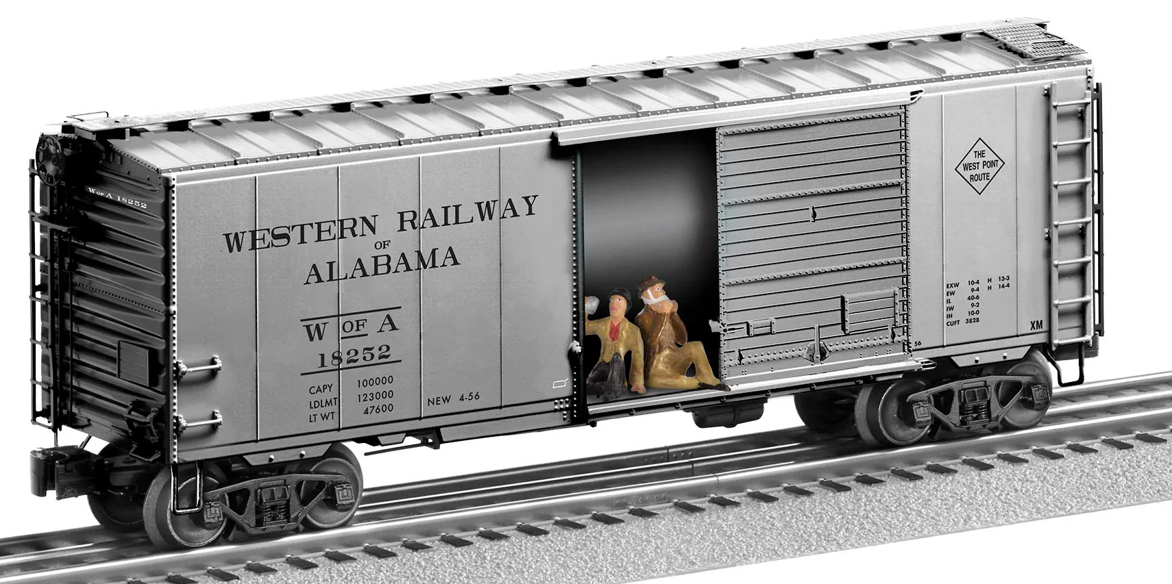 Lionel 2326260 WESTERN OF ALABAMA HOBO BOXCAR #18252 O SCALE limited NEW