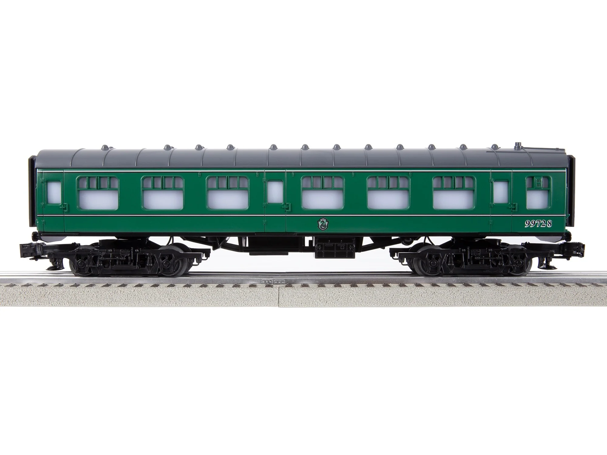 Lionel 2327230 HARRY POTTER HOGWARTS EXPRESS SLYTHERIN COACH O SCALE NEW - Image 2