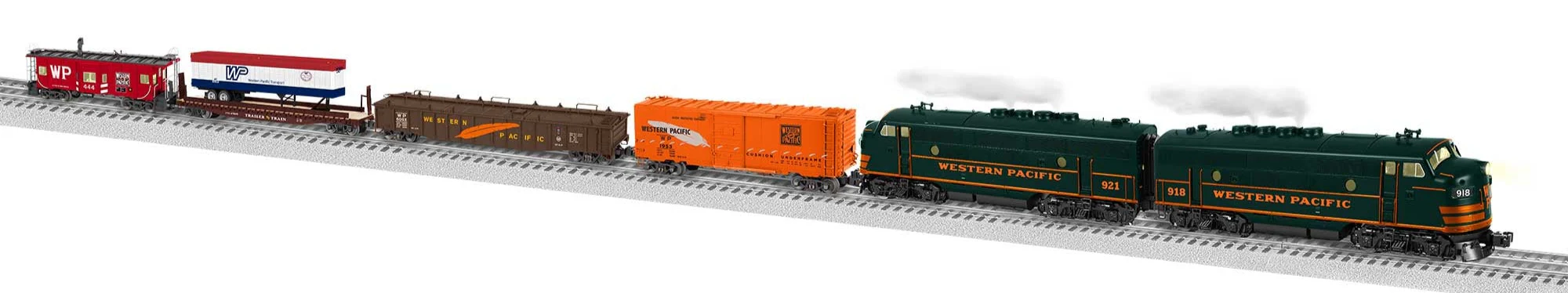 Lionel 2422030 WESTERN PACIFIC FEATHER RIVER LEGACY FREIGHT SET O SCALE Limited NEW