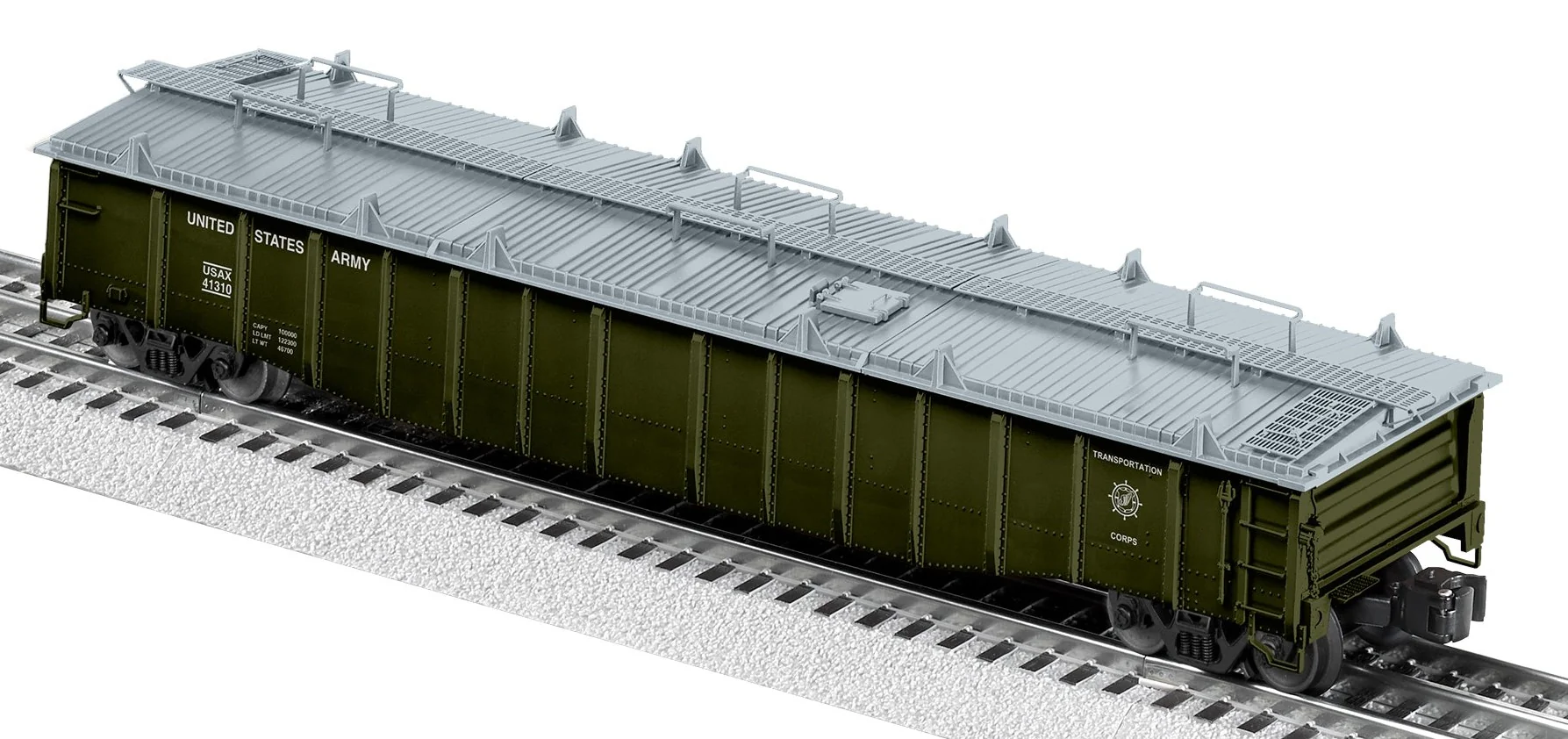Lionel 2426310 US ARMY TRANSP. CORPS PS-5 GONDOLA 41310 - COVERED O Scale