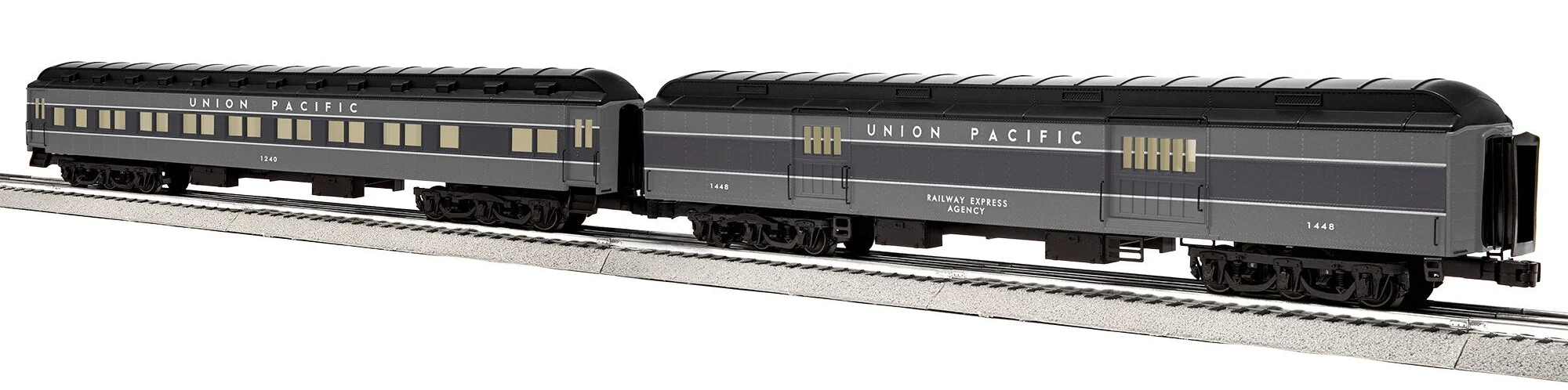 Lionel 2427130 Union Pacific UP 18" Passenger Car - 2 Pack A