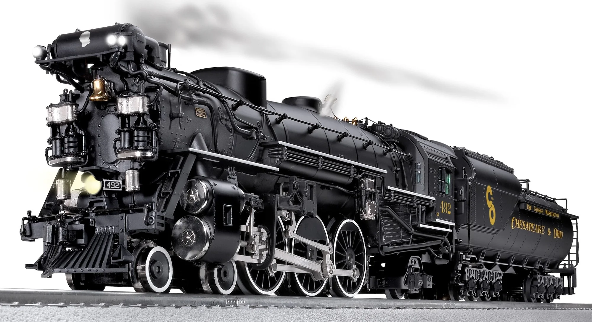 Lionel 2431160 CHESAPEAKE & OHIO LEGACY F-19 #492 - GEORGE WASHINGTON W/ C&O TENDER O SCALE Limited NEW