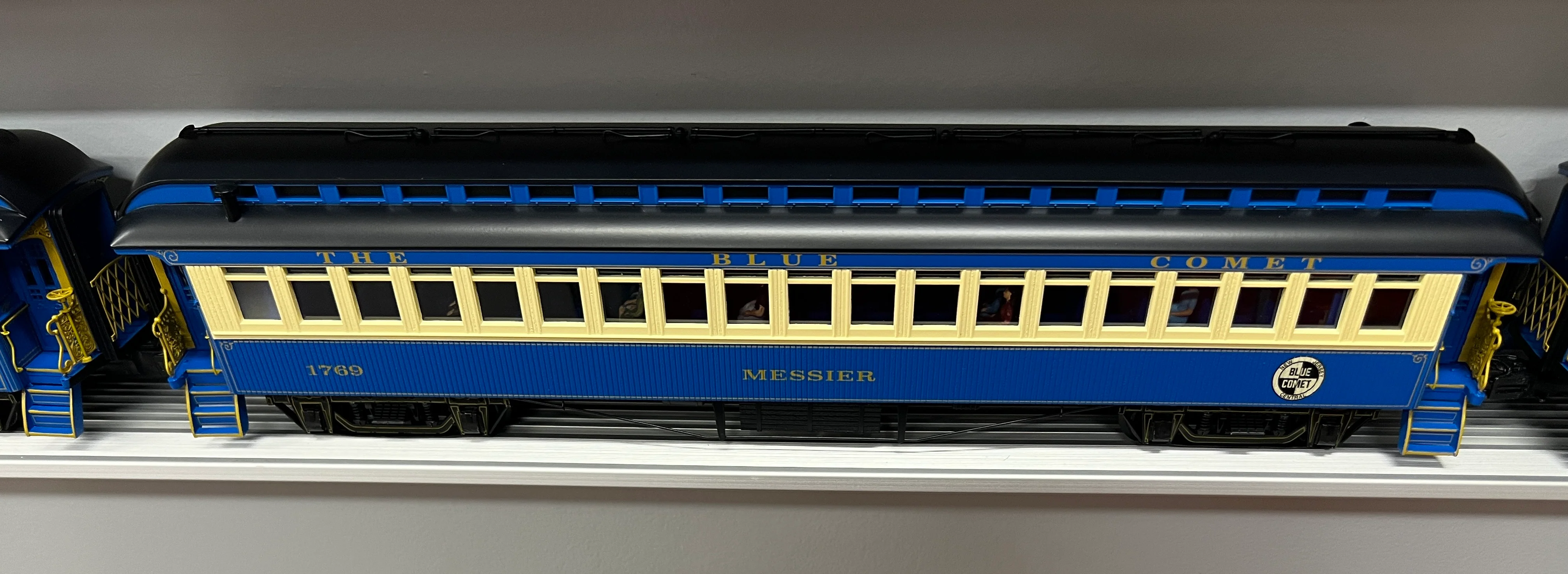 Brady's Train Outlet Custom Run Lionel 2431950 Legacy Central New Jersey Blue Comet 4-6-0 #168 with 6 Woodside Passenger Cars O Scale Limited - Image 14