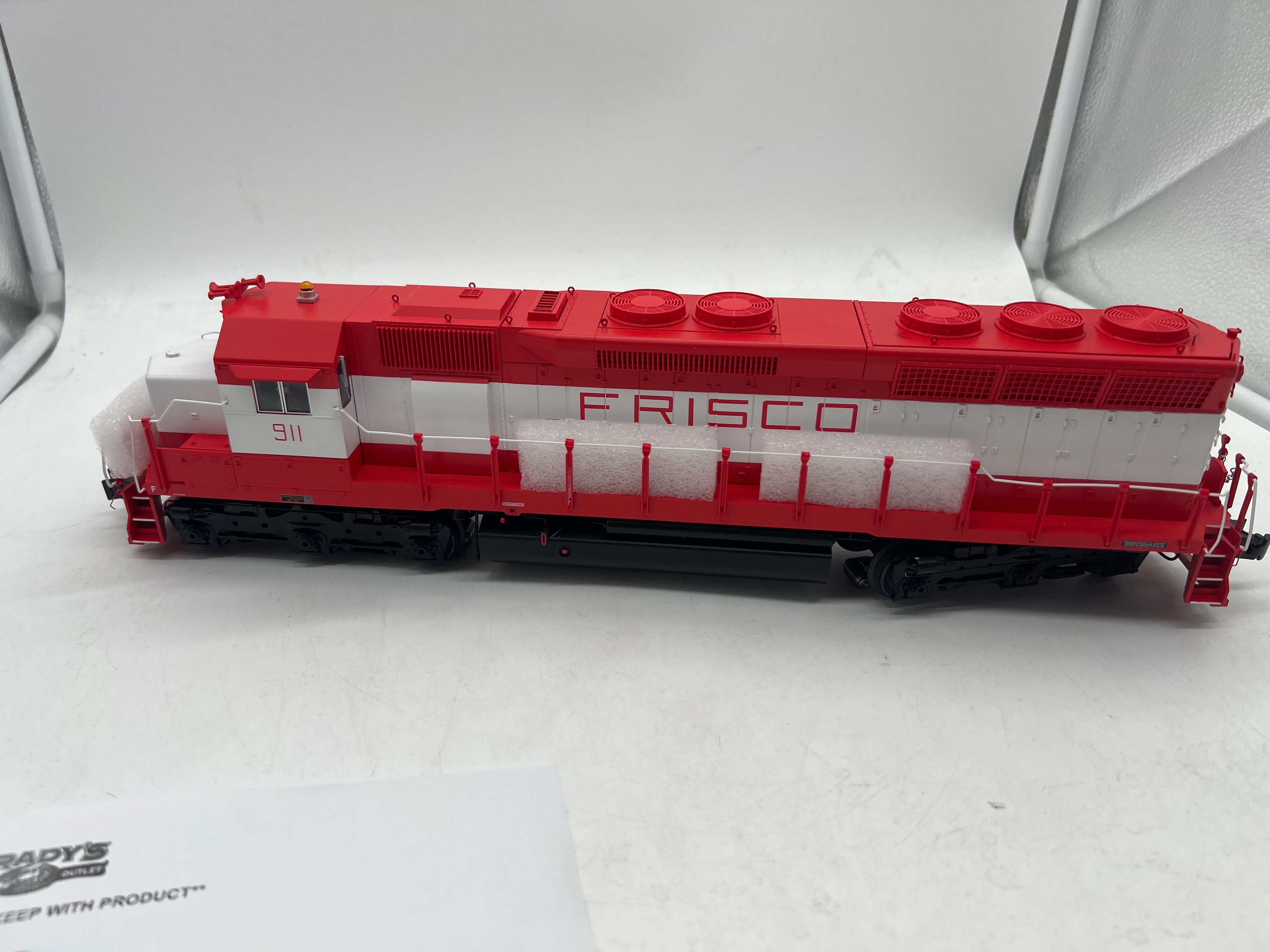 Lionel 2433561 FRISCO LEGACY SD45 #911 limited O SCALE Like New - Image 4