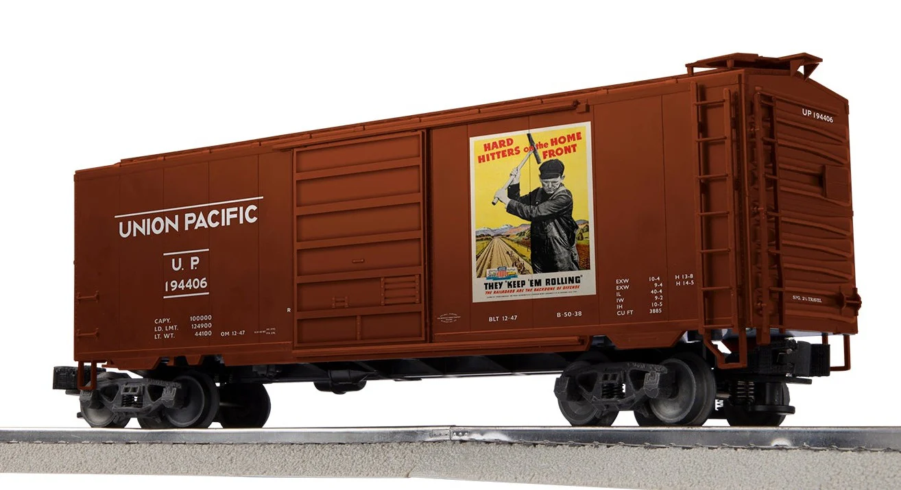 Lionel 2442020 Union Pacific UP WWII PS-1 BOXCAR 3-PACK #2 (#194404,#194405,#194406) O SCALE NEW Limited - Image 3