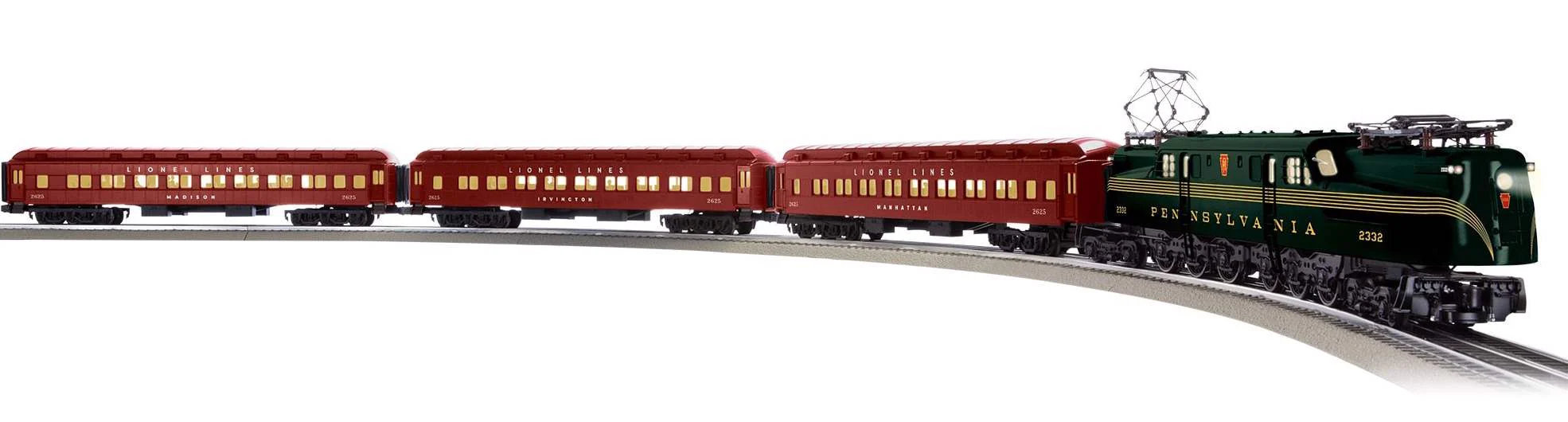 Lionel 2522020 Postwar Inspired GG1 Madison Set LIMITED O SCALE NEW