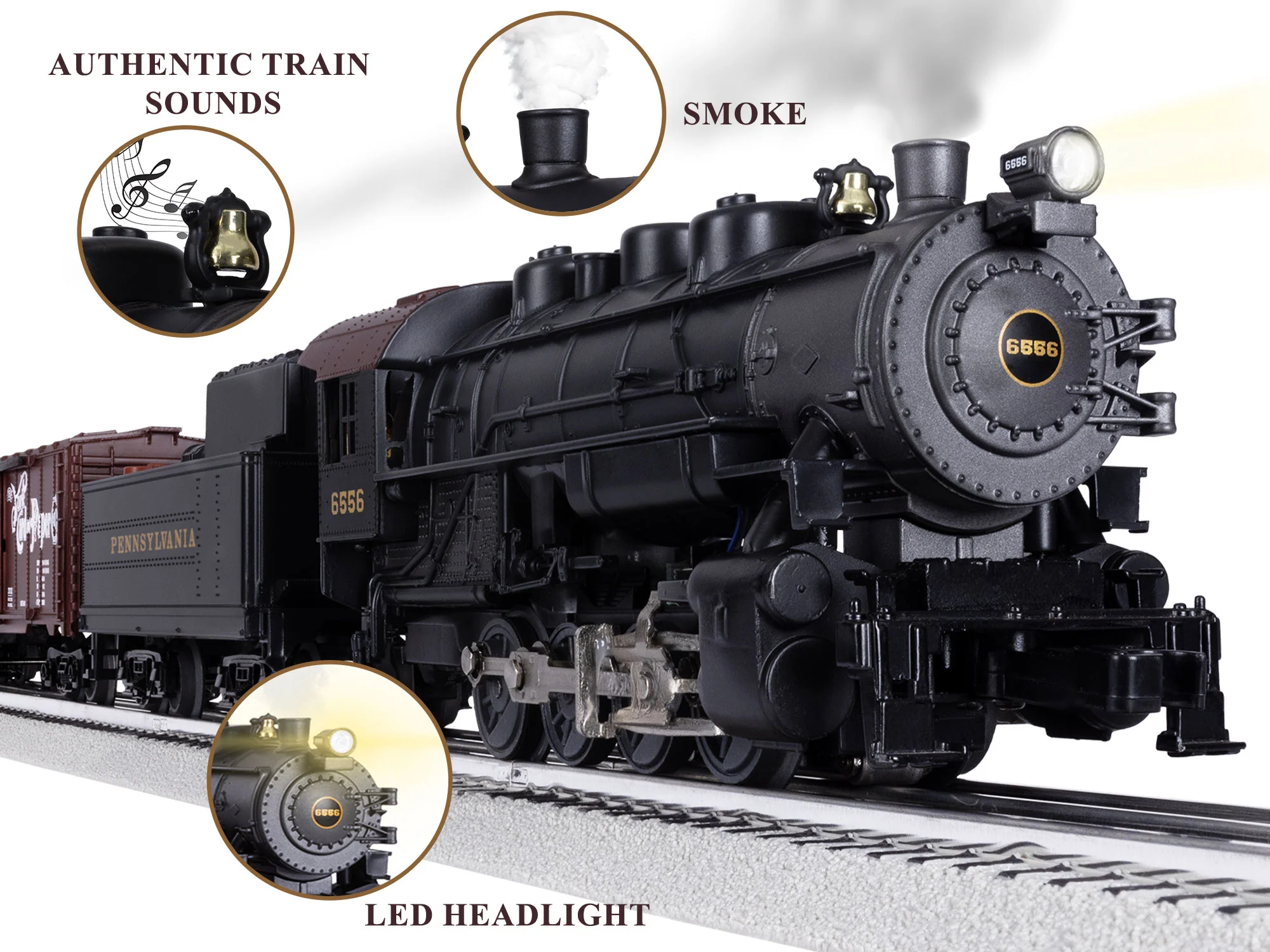 Lionel 2523130 Pennsylvania PRR Keystone 0-8-0 Ready to Run LionChief Train Set with Bluetooth 5.0 limited O SCALE NEW - Image 3