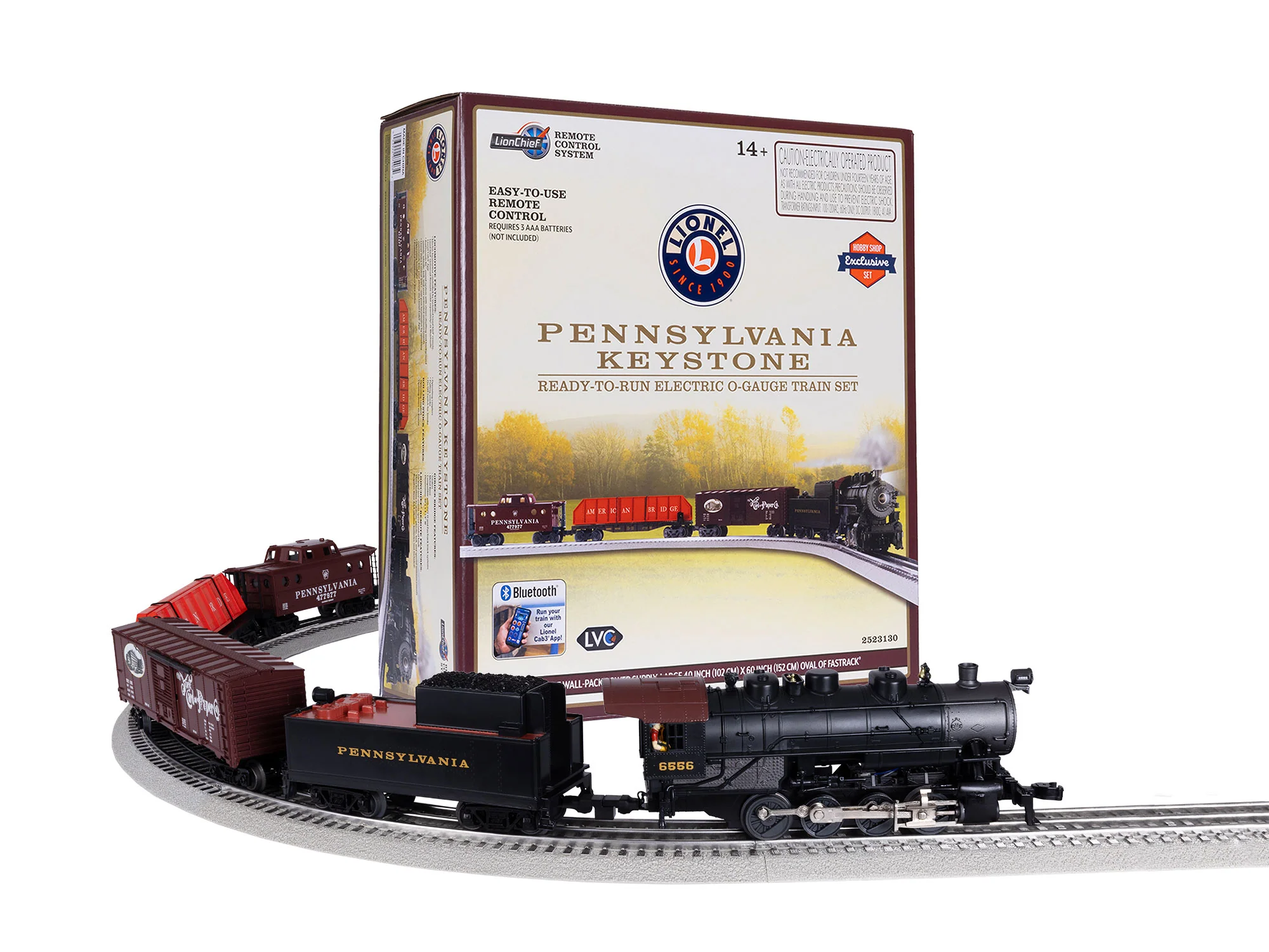 Lionel 2523130 Pennsylvania PRR Keystone 0-8-0 Ready to Run LionChief Train Set with Bluetooth 5.0 limited O SCALE NEW - Image 5